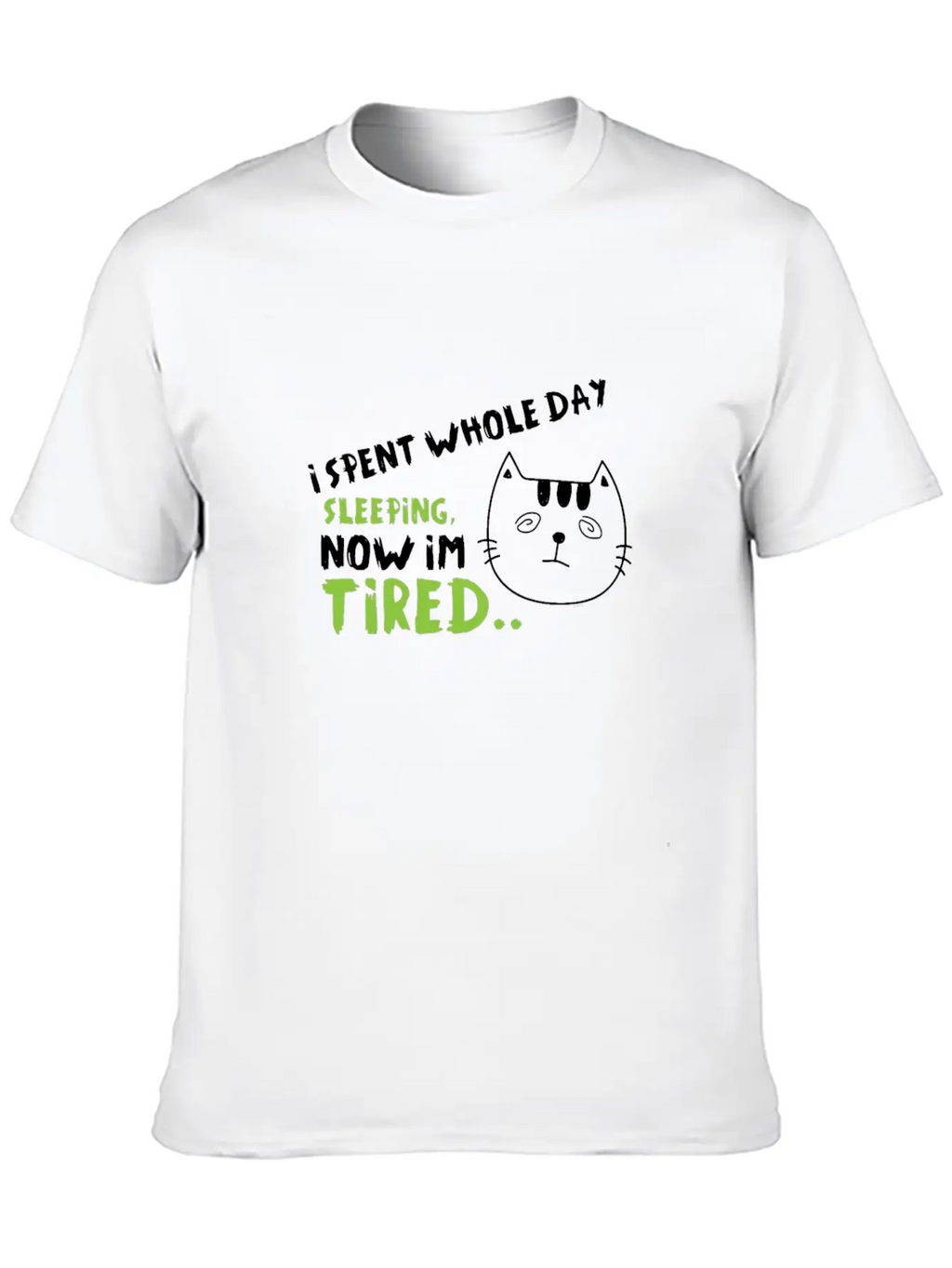 I'm Tired-Funny Cat Classic Fit Graphic Tee For Daily Comfort – Unisex Cotton Shirt