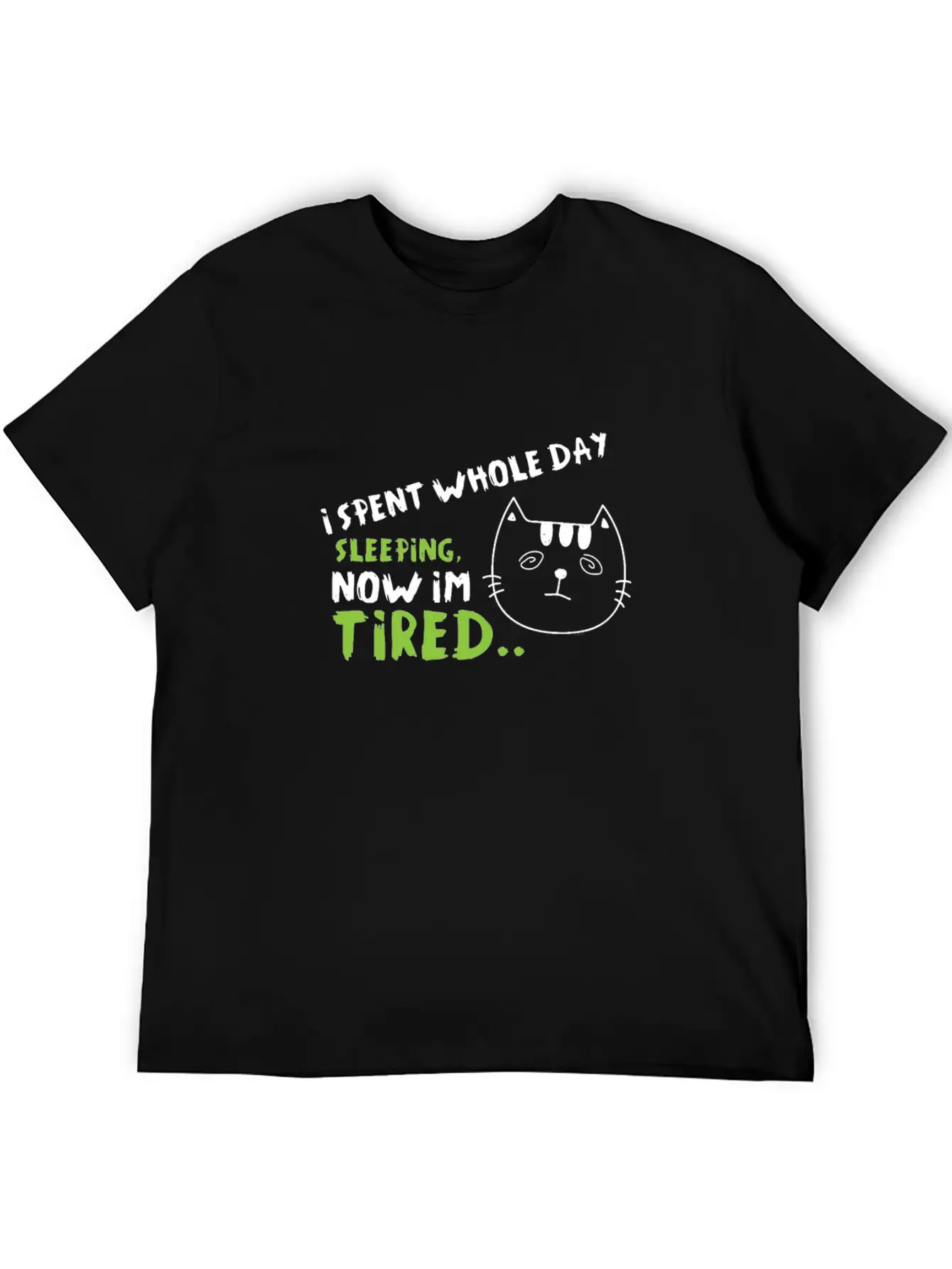 I'm Tired-Funny Cat Classic Fit Graphic Tee For Daily Comfort – Unisex Cotton Shirt