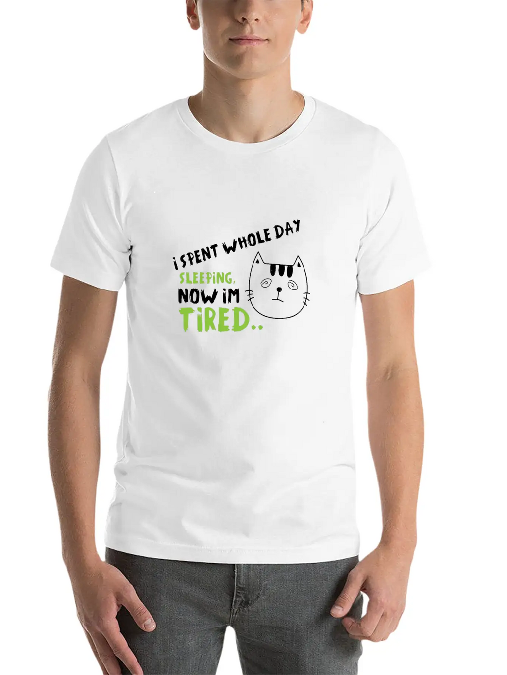 I'm Tired-Funny Cat Classic Fit Graphic Tee For Daily Comfort – Unisex Cotton Shirt