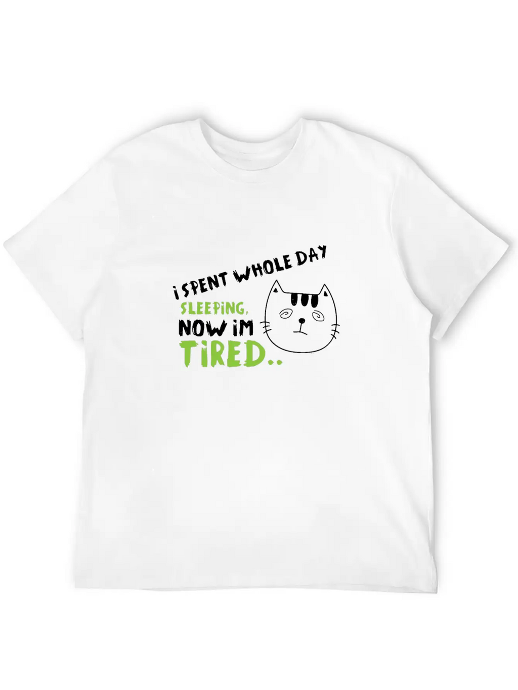 I'm Tired-Funny Cat Classic Fit Graphic Tee For Daily Comfort – Unisex Cotton Shirt