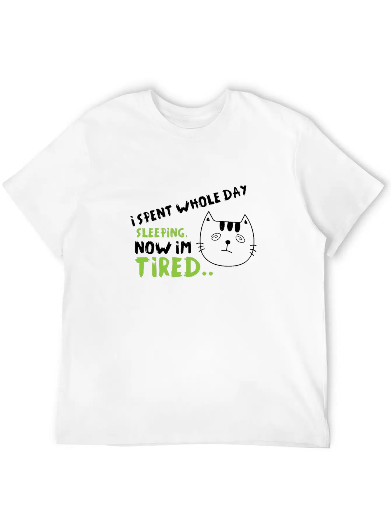 I'm Tired-Funny Cat Classic Fit Graphic Tee For Daily Comfort – Unisex Cotton Shirt