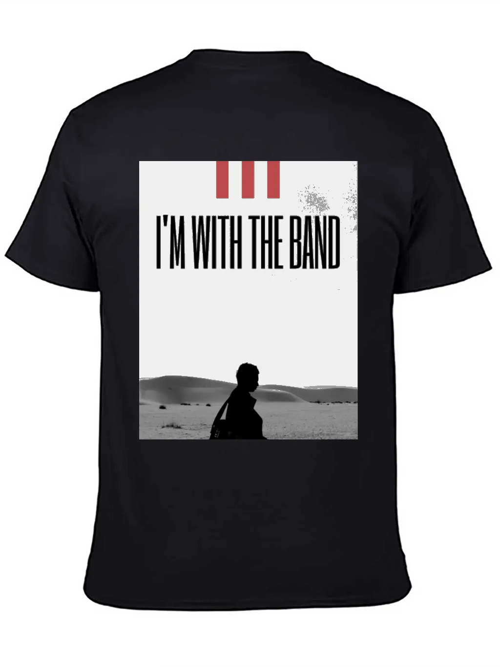 I'm With The Band Casual Graphic T-Shirt – Simple And Comfortable Daily Wear