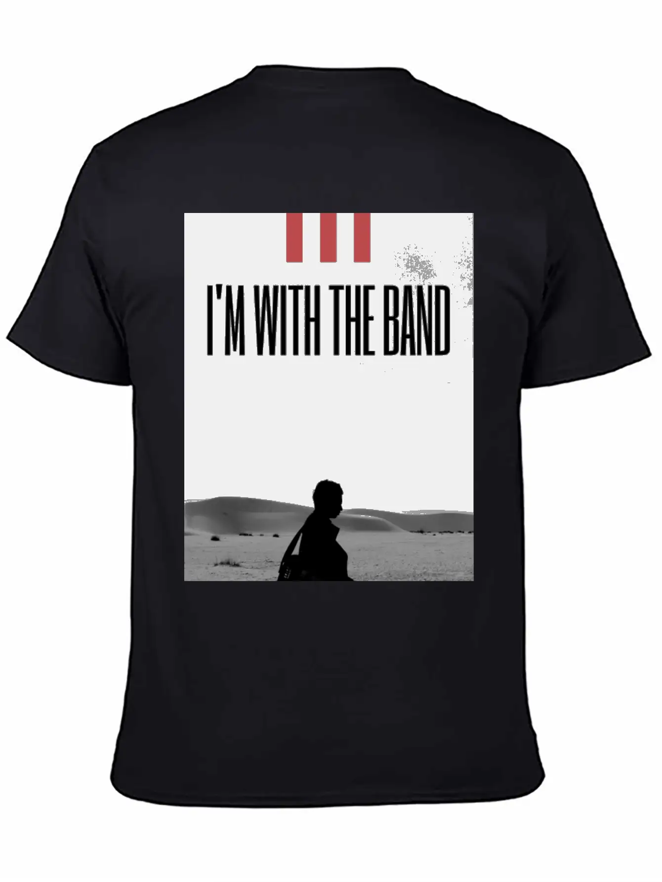 I'm With The Band Casual Graphic T-Shirt – Simple And Comfortable Daily Wear