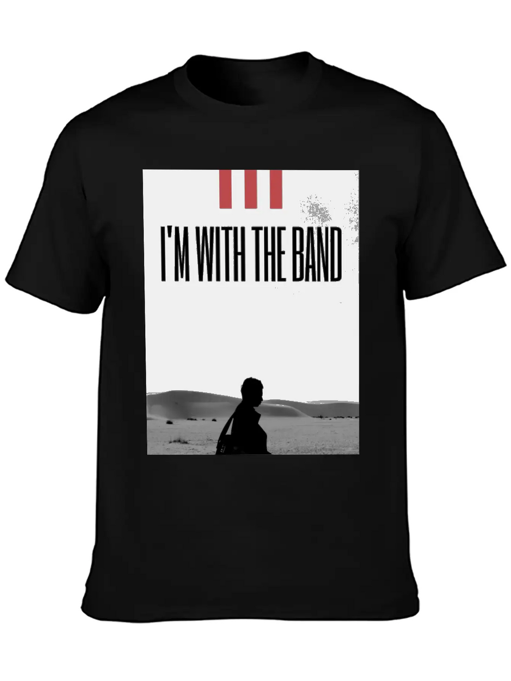 I'm With The Band Casual Graphic T-Shirt – Simple And Comfortable Daily Wear