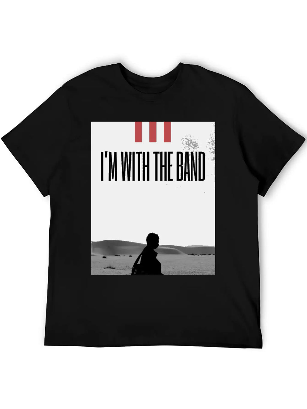 I'm With The Band Casual Graphic T-Shirt – Simple And Comfortable Daily Wear