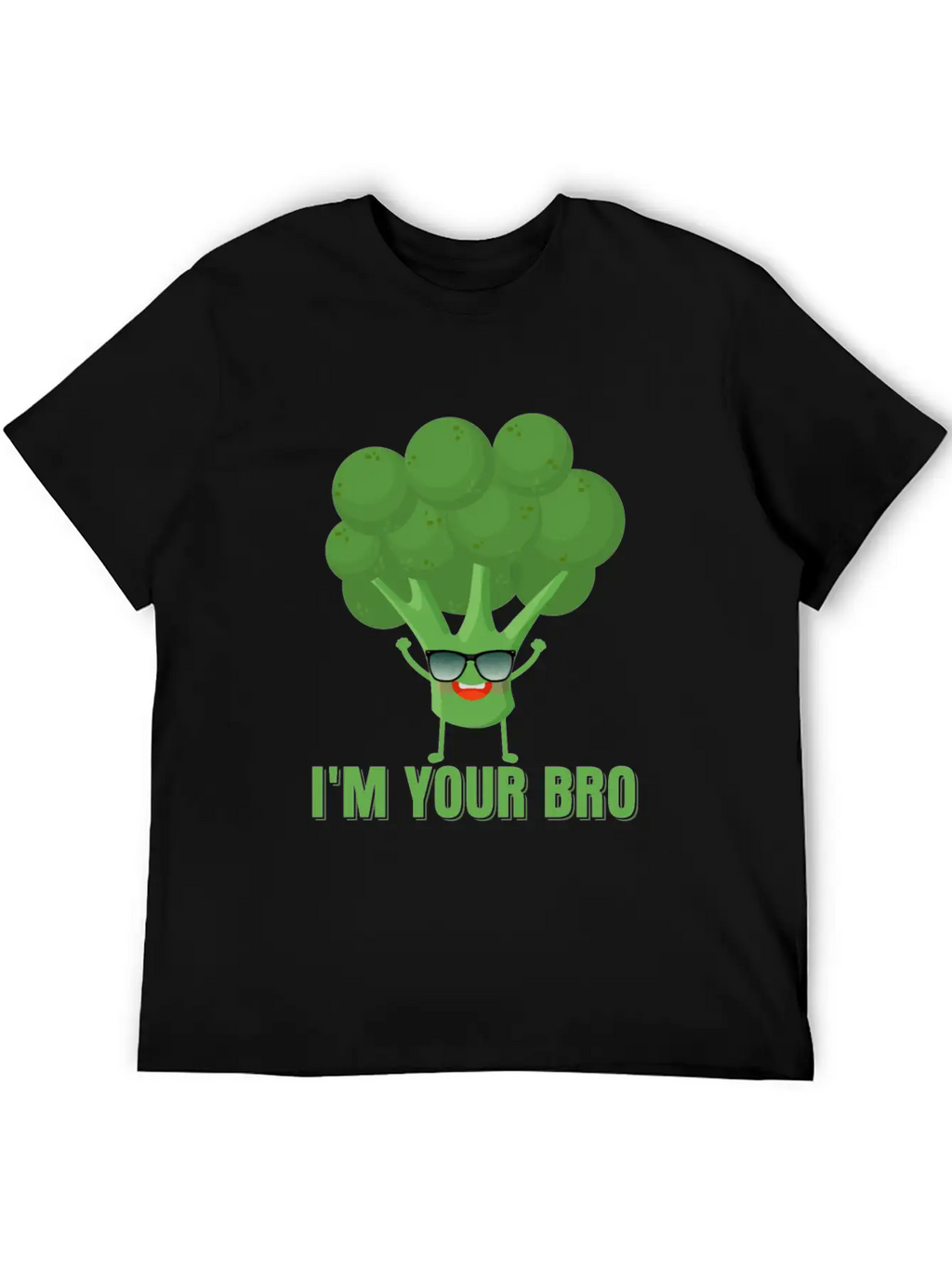 I'm Your Bro Vegetable Broccoli Casual Graphic T-Shirt – Simple And Comfortable Daily Wear