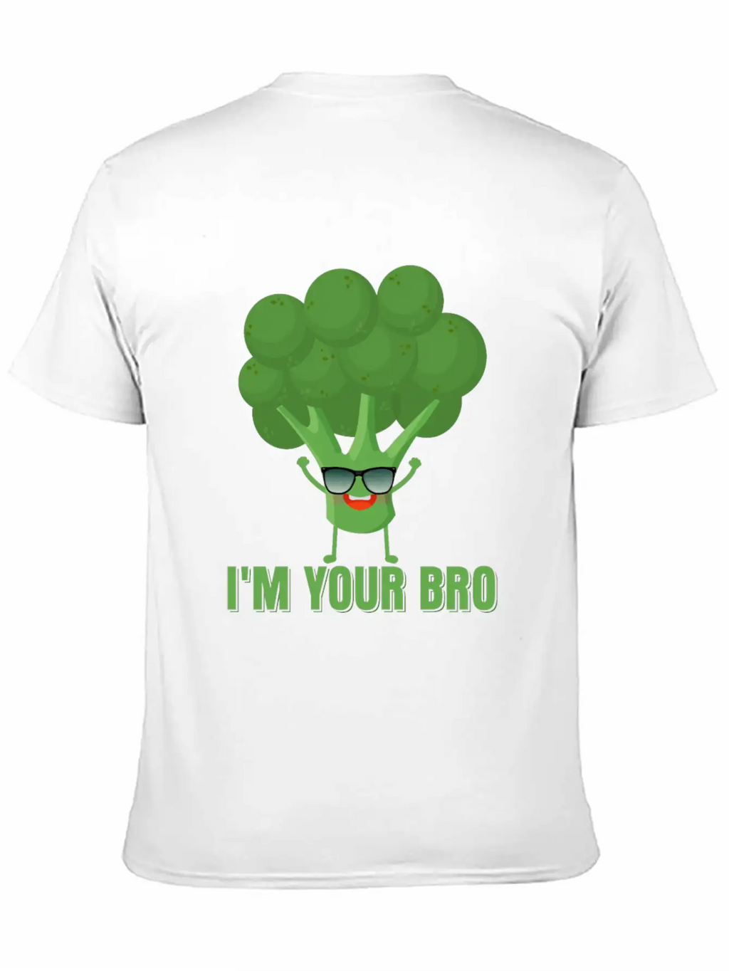 I'm Your Bro Vegetable Broccoli Casual Graphic T-Shirt – Simple And Comfortable Daily Wear