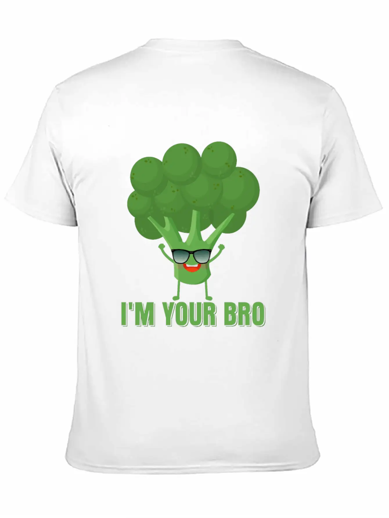 I'm Your Bro Vegetable Broccoli Casual Graphic T-Shirt – Simple And Comfortable Daily Wear