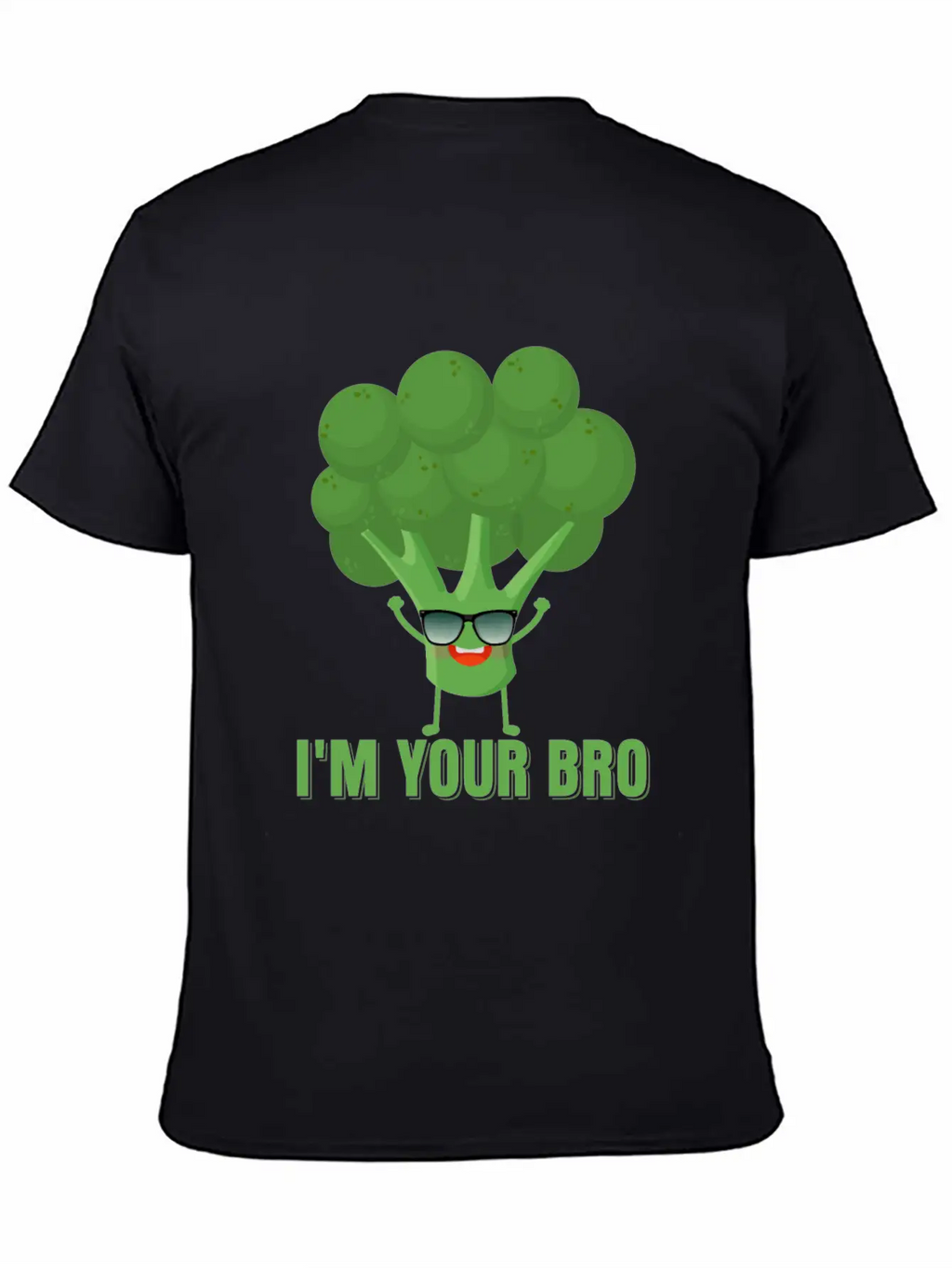 I'm Your Bro Vegetable Broccoli Casual Graphic T-Shirt – Simple And Comfortable Daily Wear