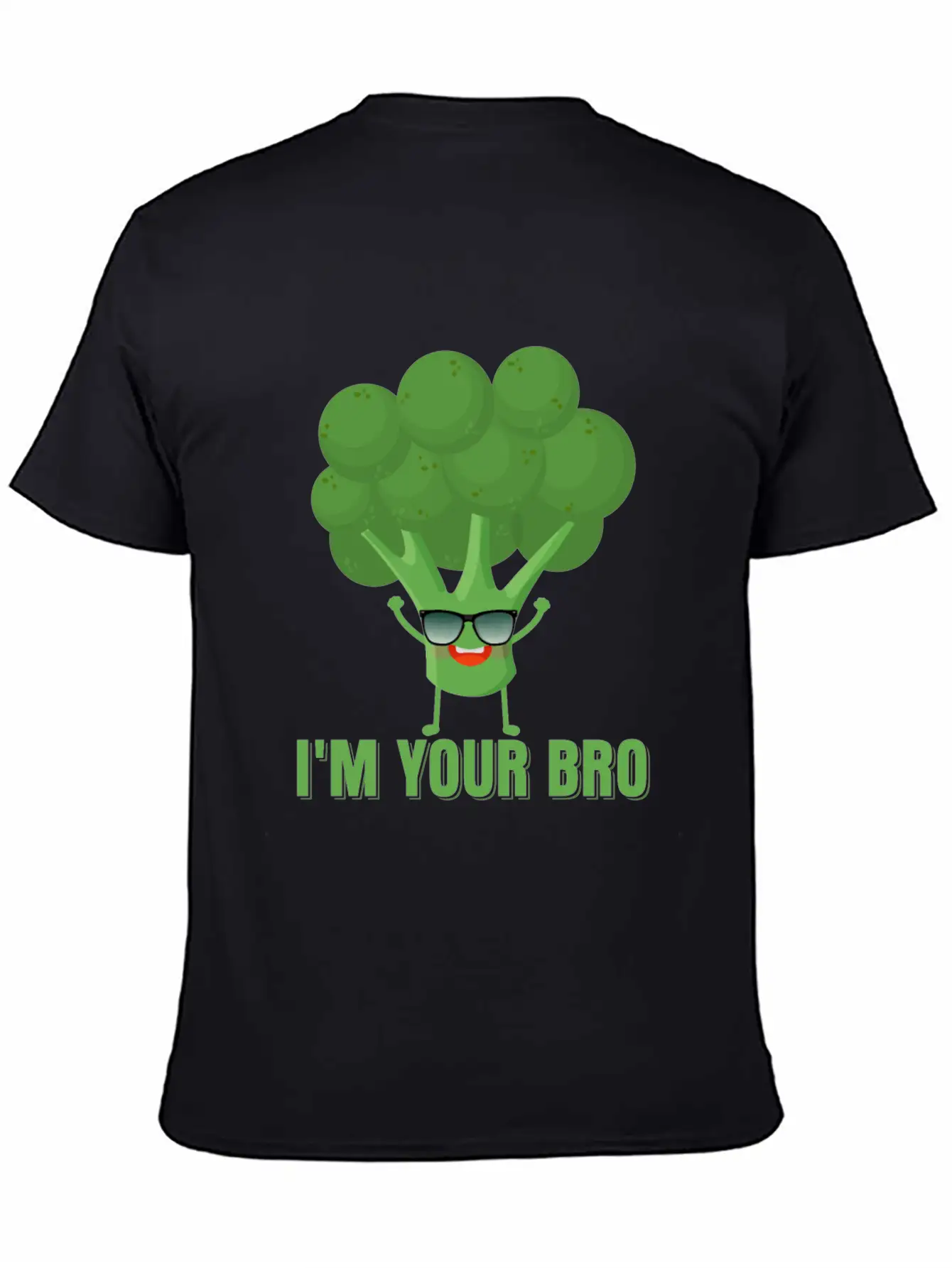 I'm Your Bro Vegetable Broccoli Casual Graphic T-Shirt – Simple And Comfortable Daily Wear