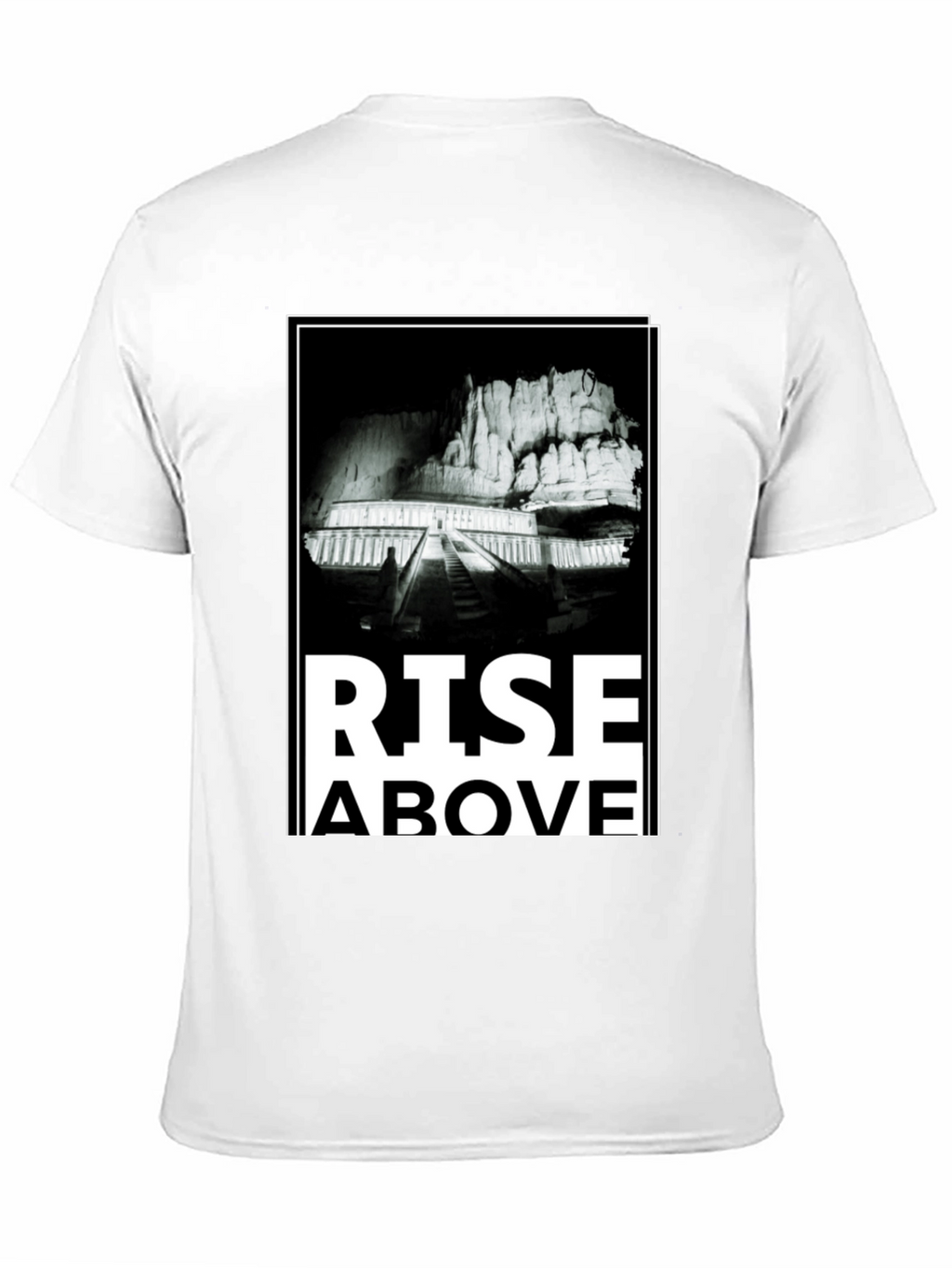 Rise Above Graphic Tee - Mens Black T-Shirt