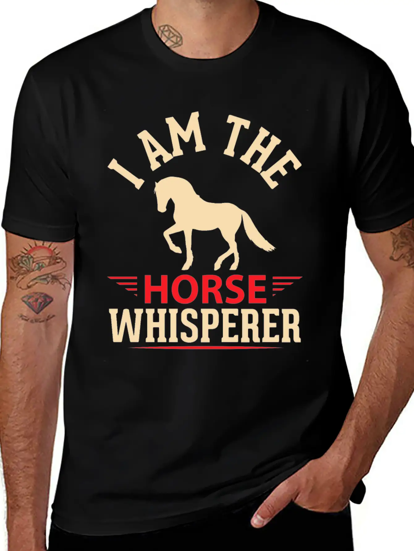 I'ma Horse Whisperer Casual Graphic T-Shirt – Simple And Comfortable Daily Wear