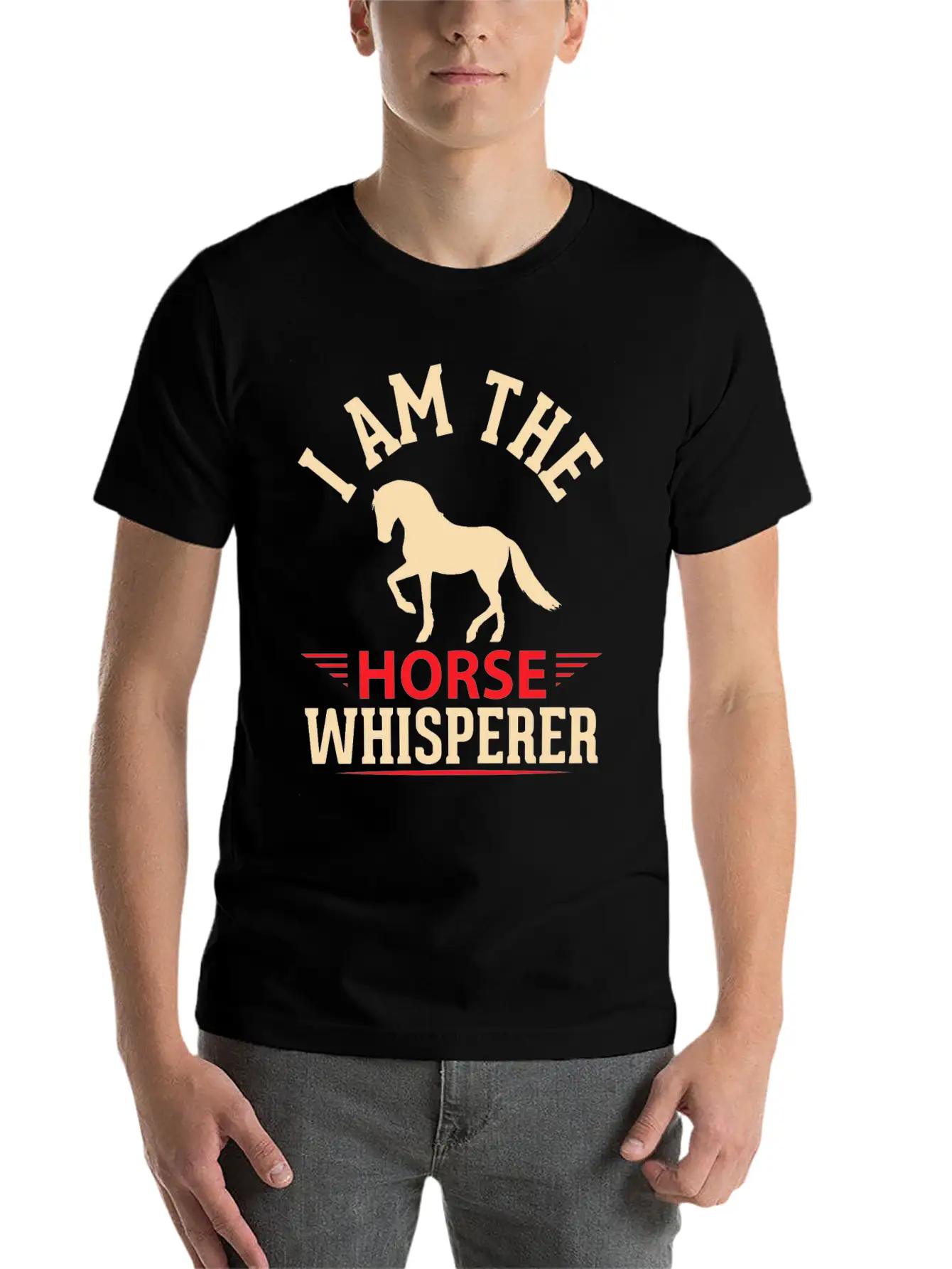 I'ma Horse Whisperer Casual Graphic T-Shirt – Simple And Comfortable Daily Wear