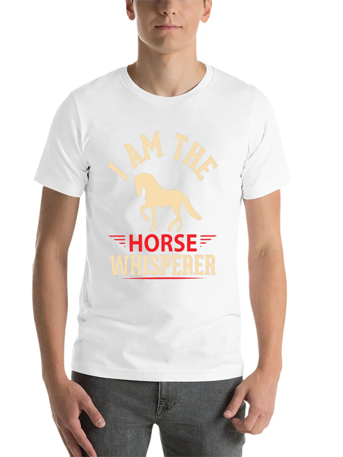 I'ma Horse Whisperer Casual Graphic T-Shirt – Simple And Comfortable Daily Wear