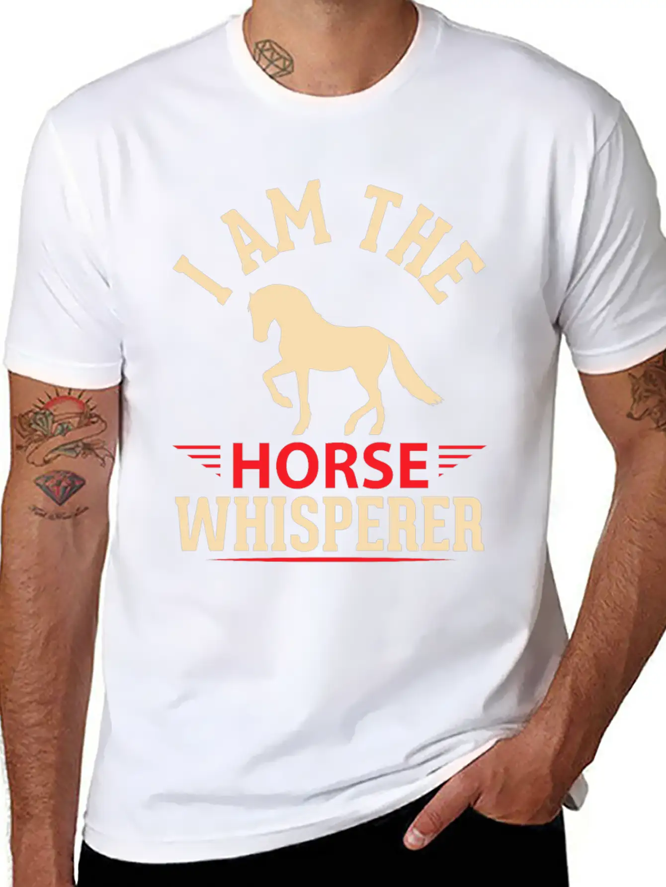 I'ma Horse Whisperer Casual Graphic T-Shirt – Simple And Comfortable Daily Wear
