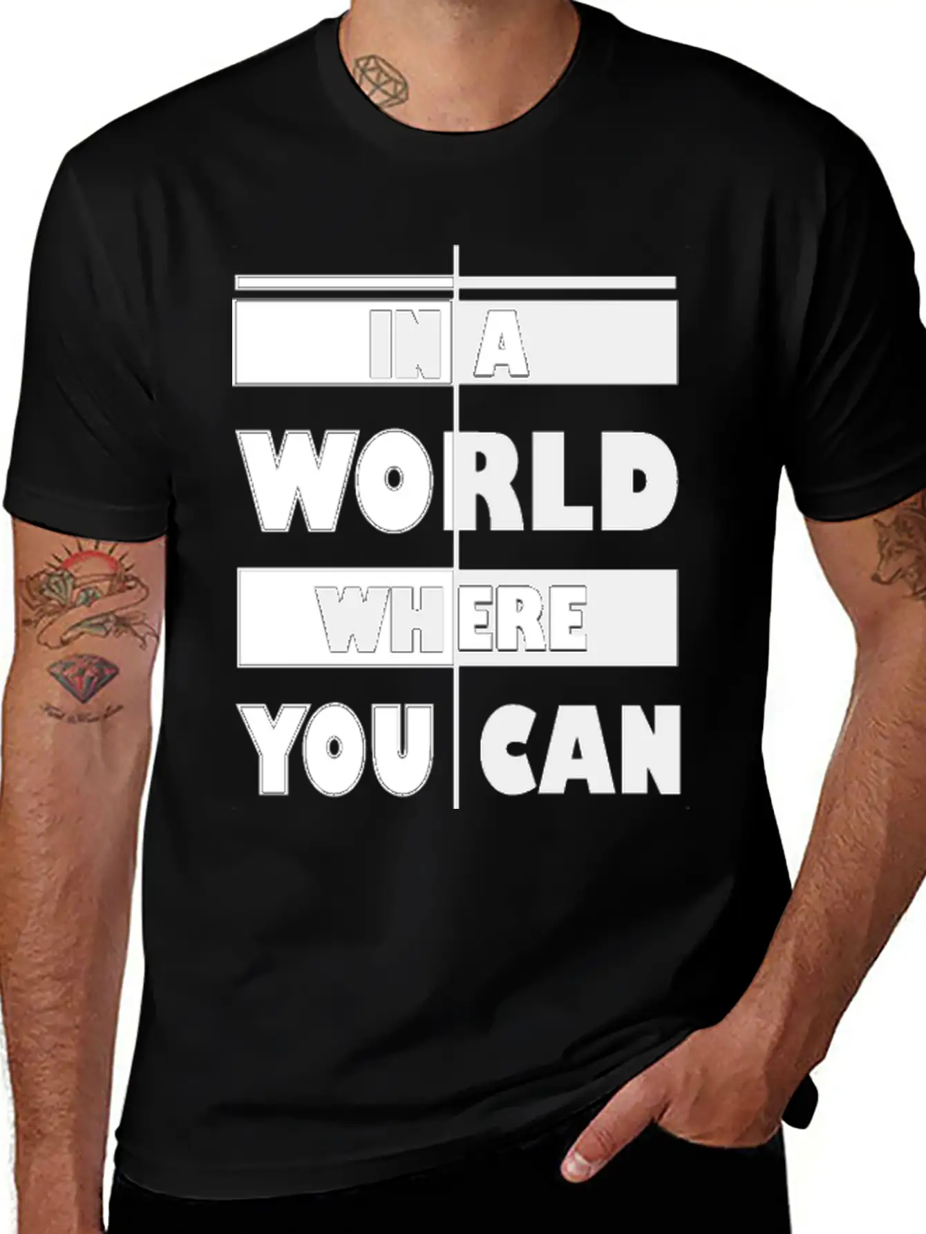 In A World Where You Can Be Anything Be Kind Classic Fit Graphic Tee For Daily Comfort – Unisex Cotton Shirt