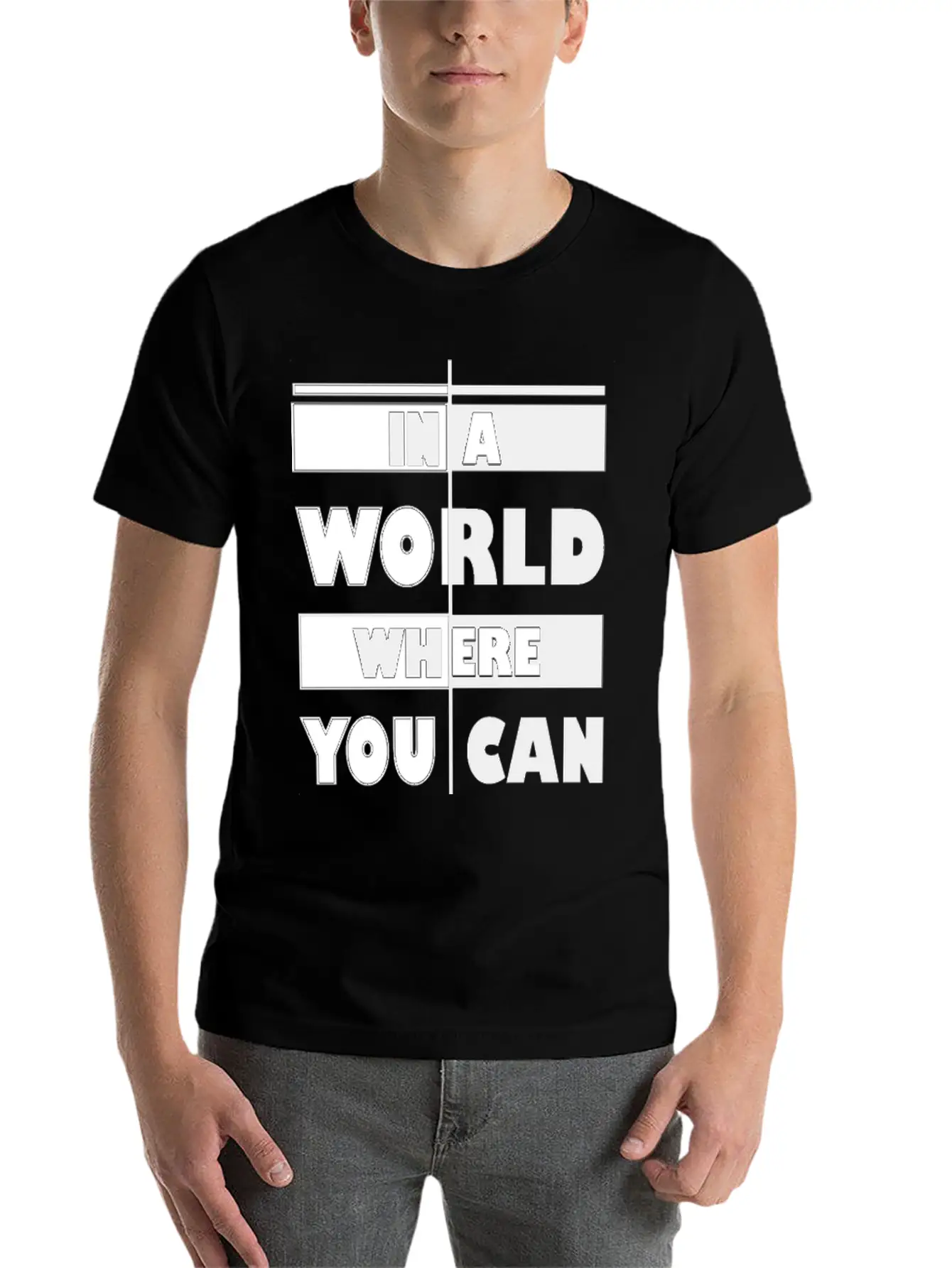 In A World Where You Can Be Anything Be Kind Classic Fit Graphic Tee For Daily Comfort – Unisex Cotton Shirt