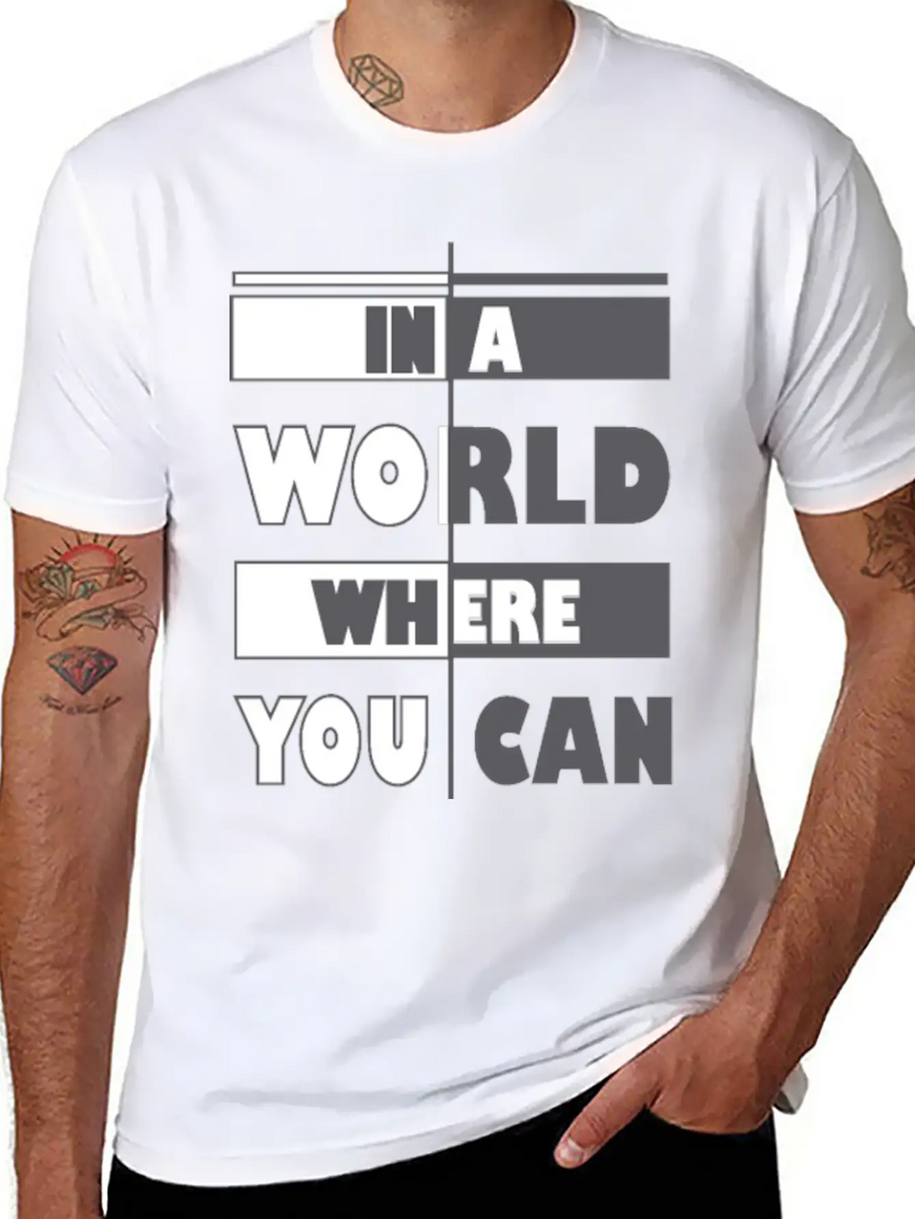 In A World Where You Can Be Anything Be Kind Classic Fit Graphic Tee For Daily Comfort – Unisex Cotton Shirt