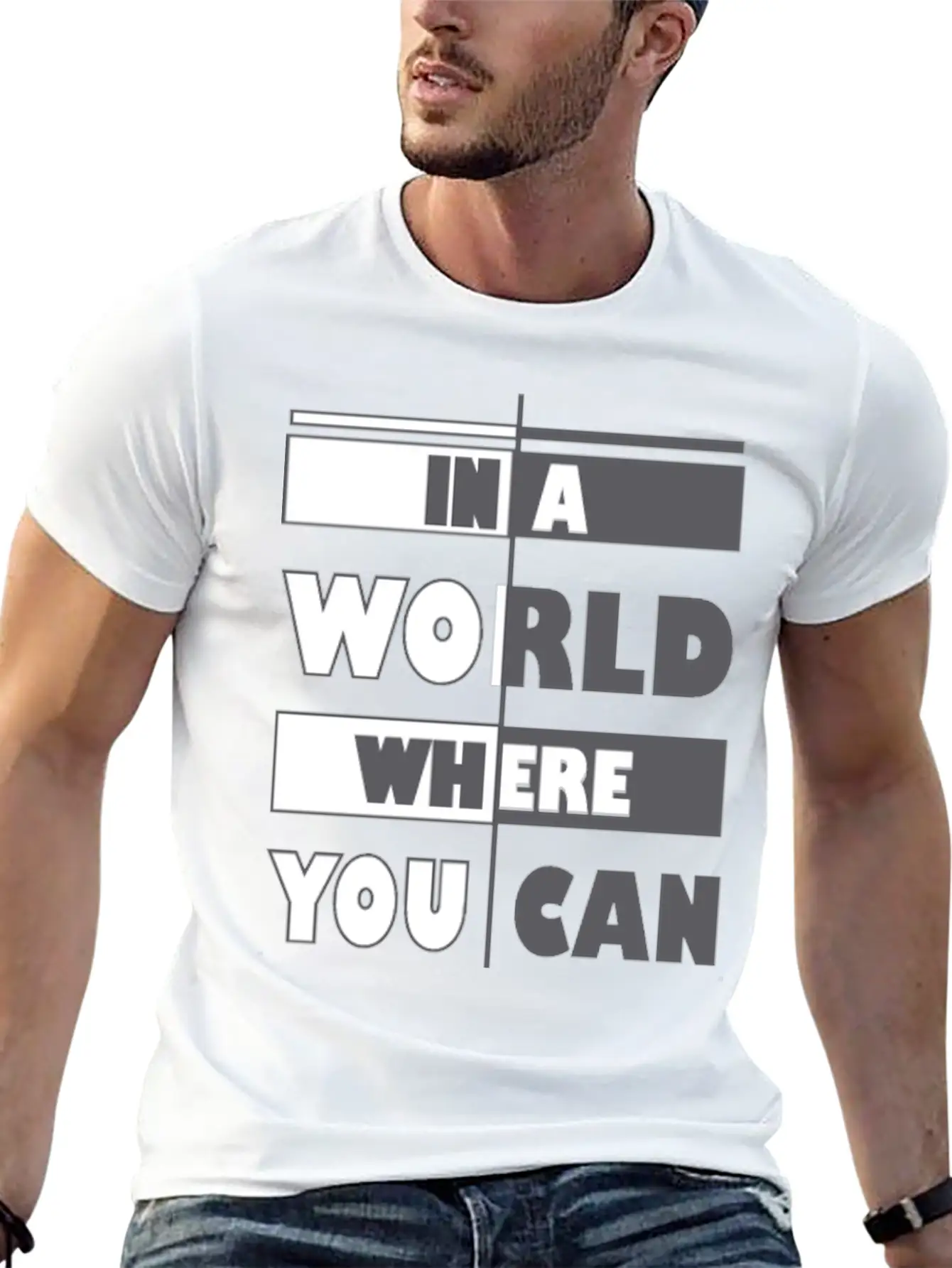 In A World Where You Can Be Anything Be Kind Classic Fit Graphic Tee For Daily Comfort – Unisex Cotton Shirt