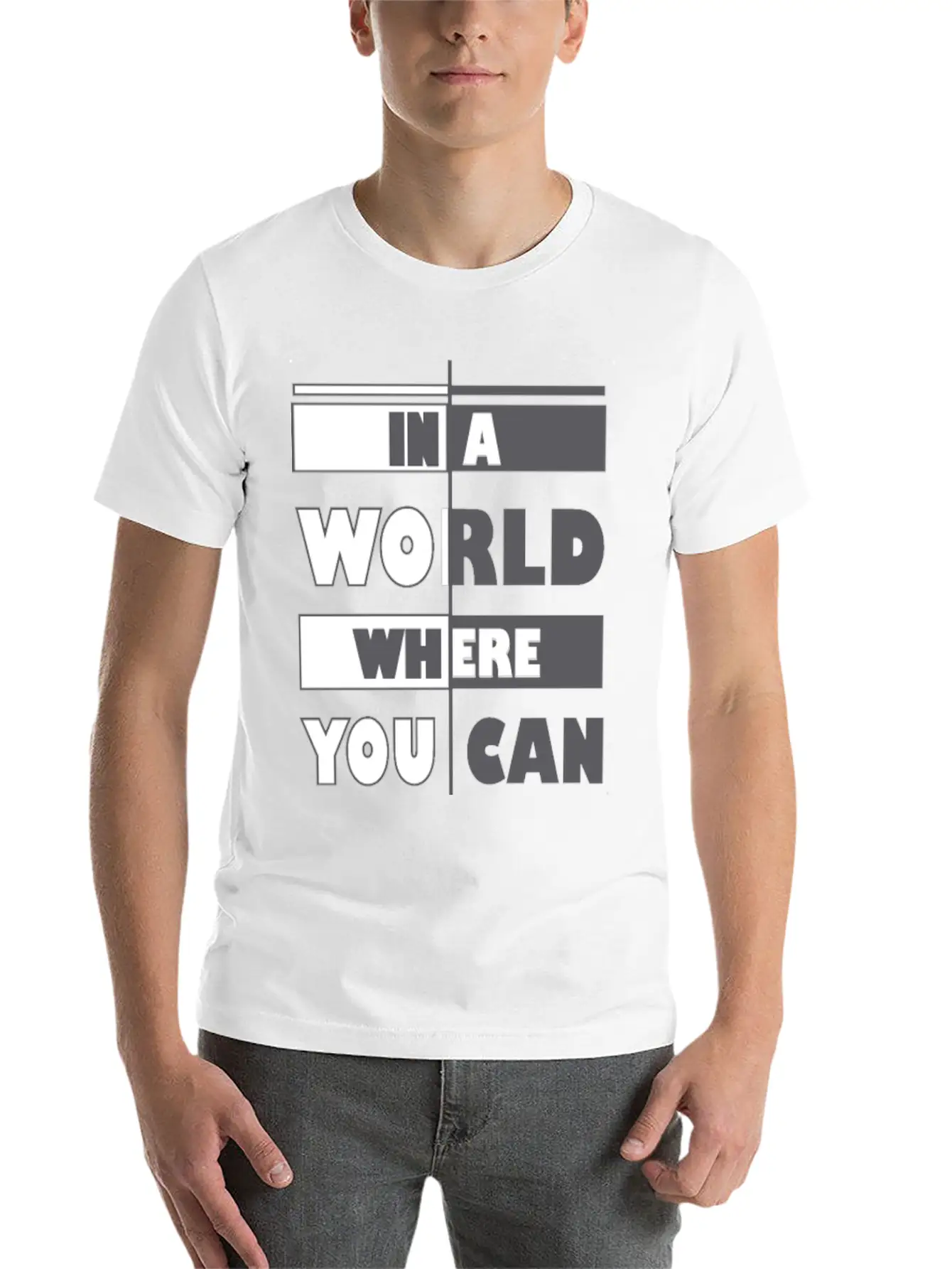 In A World Where You Can Be Anything Be Kind Classic Fit Graphic Tee For Daily Comfort – Unisex Cotton Shirt