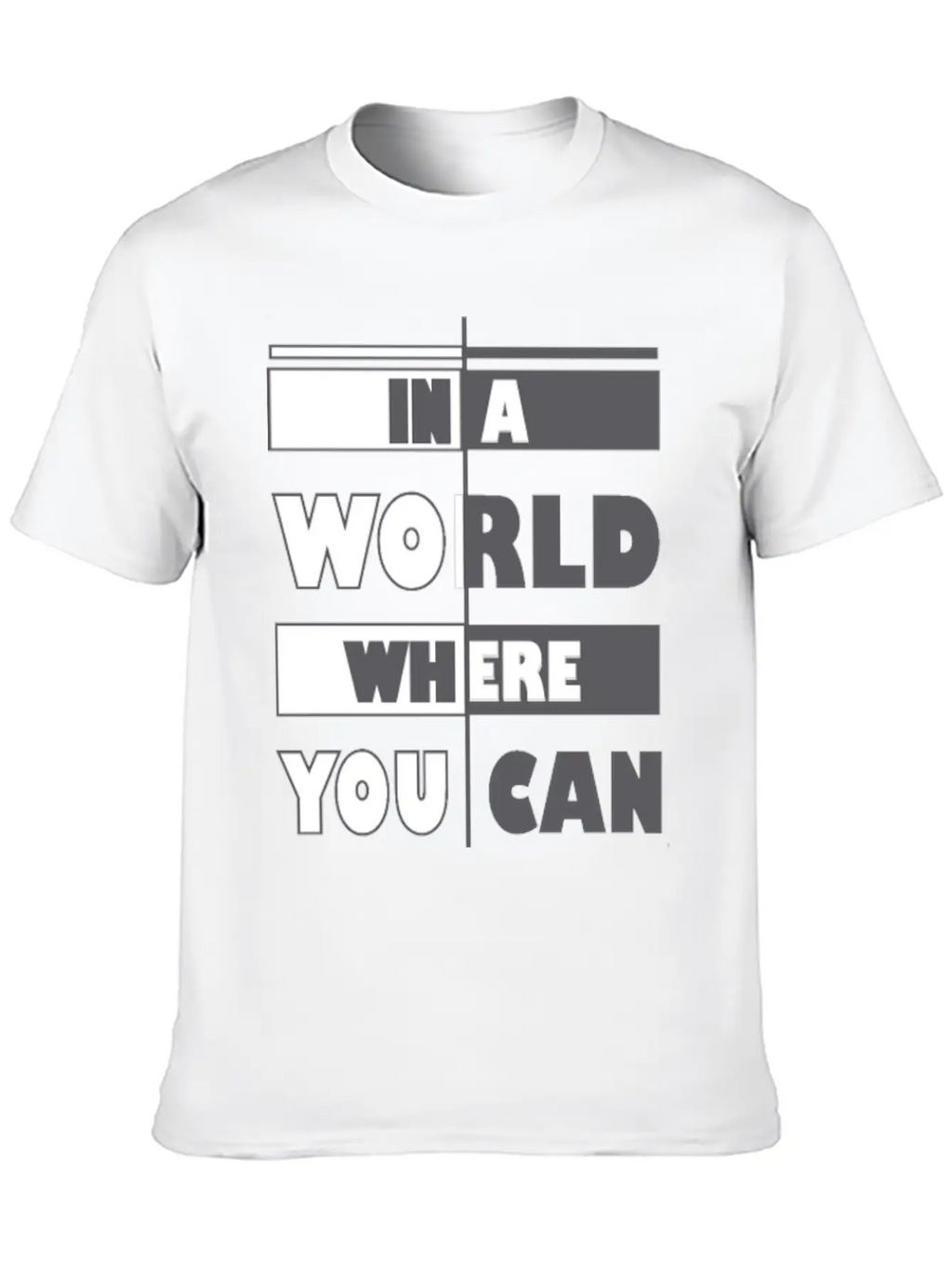 In A World Where You Can Be Anything Be Kind Classic Fit Graphic Tee For Daily Comfort – Unisex Cotton Shirt