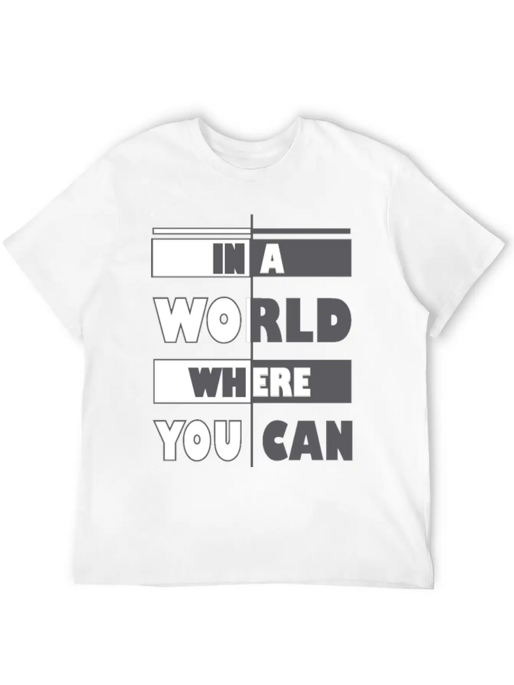 In A World Where You Can Be Anything Be Kind Classic Fit Graphic Tee For Daily Comfort – Unisex Cotton Shirt