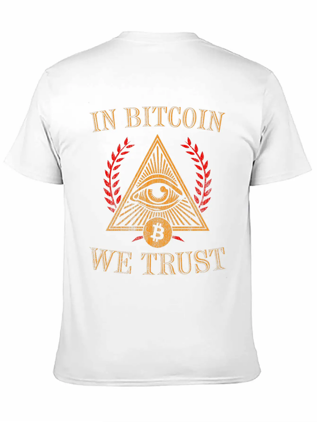 In Bitcoin We Trust Crypto Token Blockchain Wallet Unisex Short Sleeve Soft Cotton T-Shirt – Casual Everyday Wear