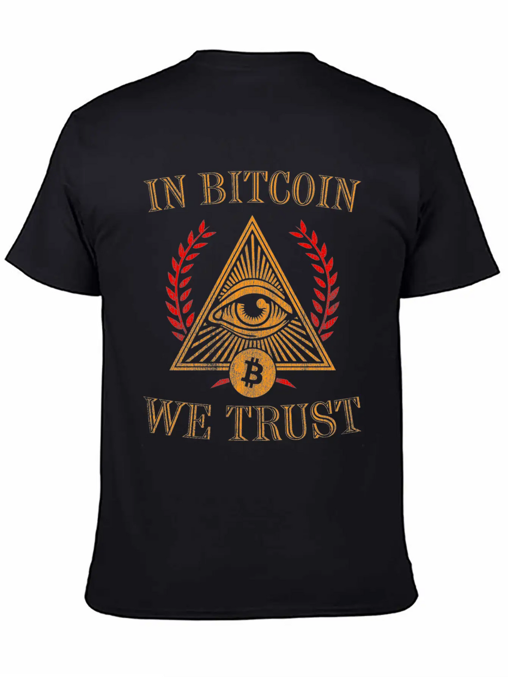 In Bitcoin We Trust Crypto Token Blockchain Wallet Unisex Short Sleeve Soft Cotton T-Shirt – Casual Everyday Wear