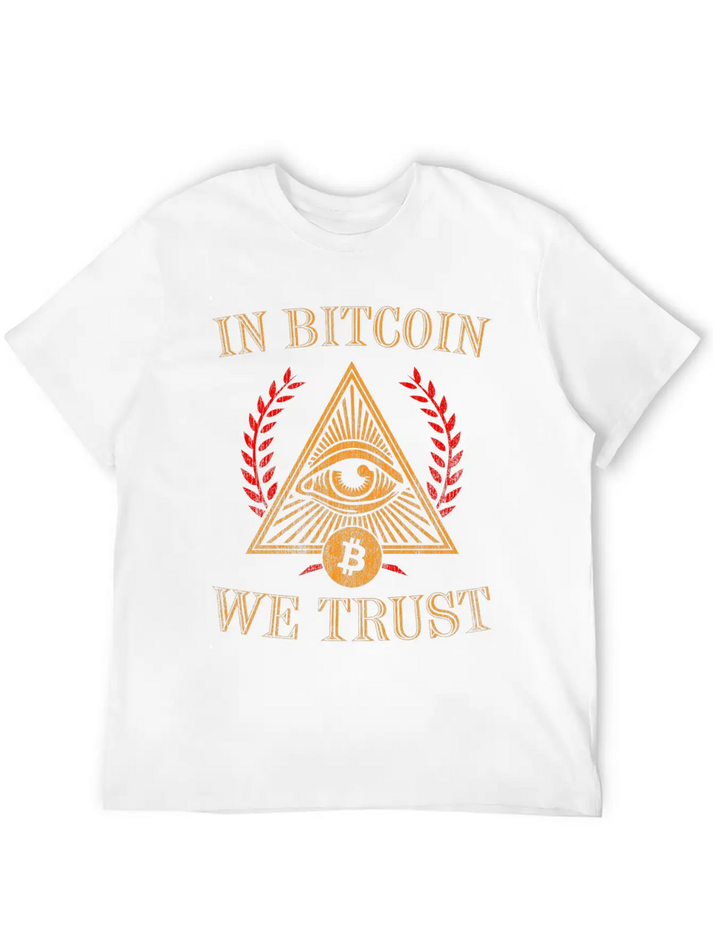In Bitcoin We Trust Crypto Token Blockchain Wallet Unisex Short Sleeve Soft Cotton T-Shirt – Casual Everyday Wear
