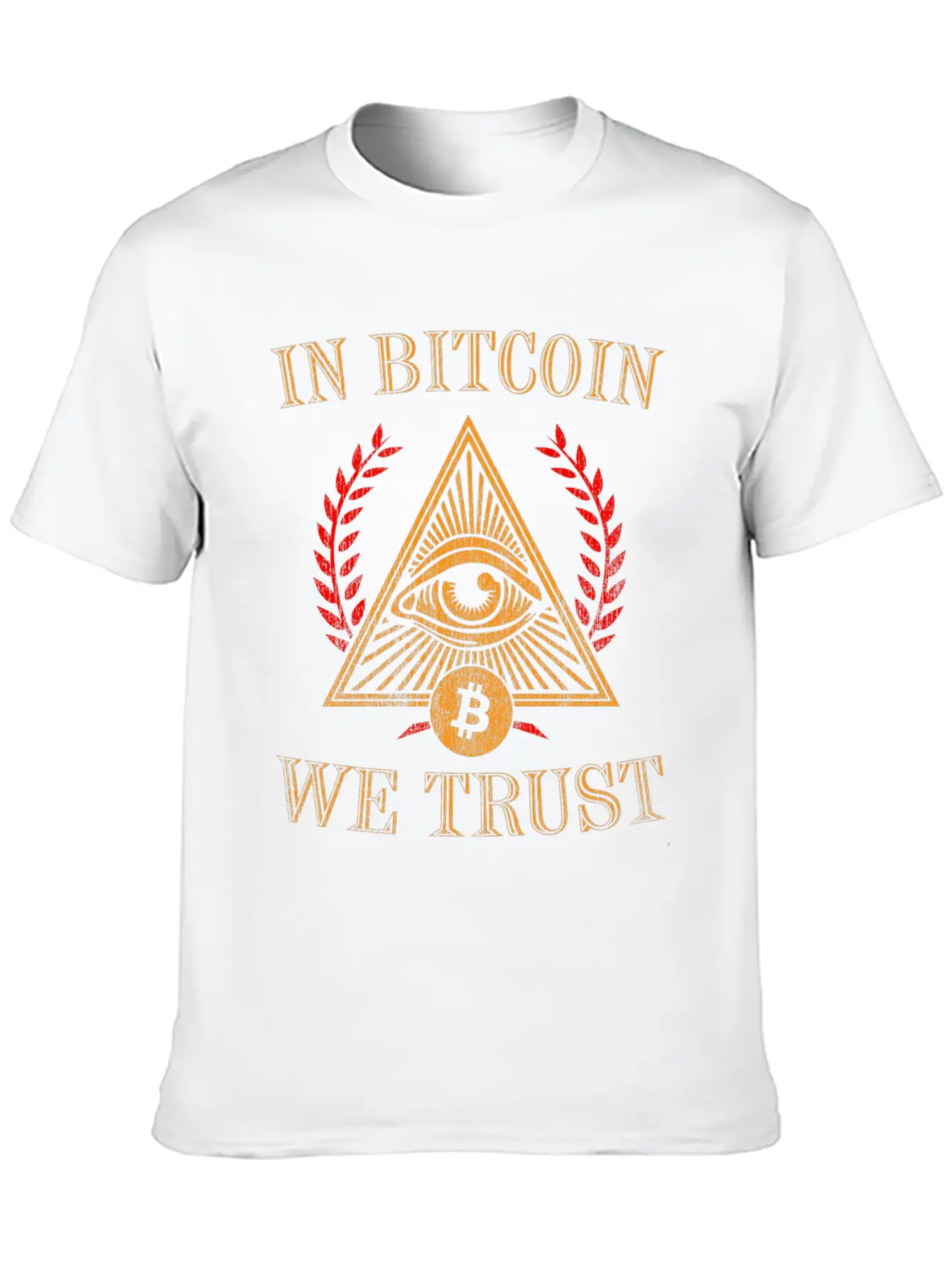 In Bitcoin We Trust Crypto Token Blockchain Wallet Unisex Short Sleeve Soft Cotton T-Shirt – Casual Everyday Wear