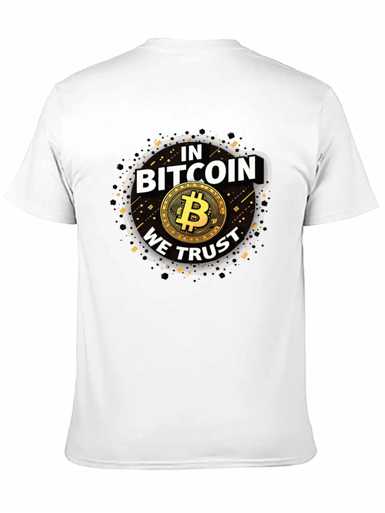 In Bitcoin We Trust Cryptocurrency BTC Bitcoin Unisex Casual T-Shirt – Clean Design For Daily Comfort