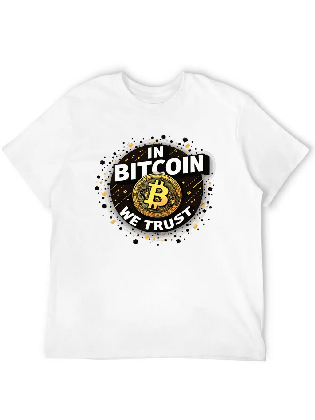 In Bitcoin We Trust Cryptocurrency BTC Bitcoin Unisex Casual T-Shirt – Clean Design For Daily Comfort