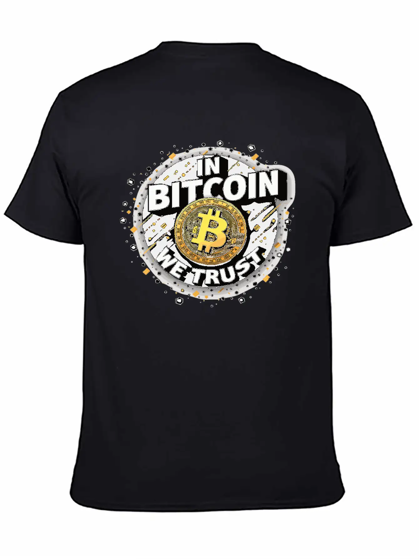 In Bitcoin We Trust Cryptocurrency BTC Bitcoin Unisex Casual T-Shirt – Clean Design For Daily Comfort