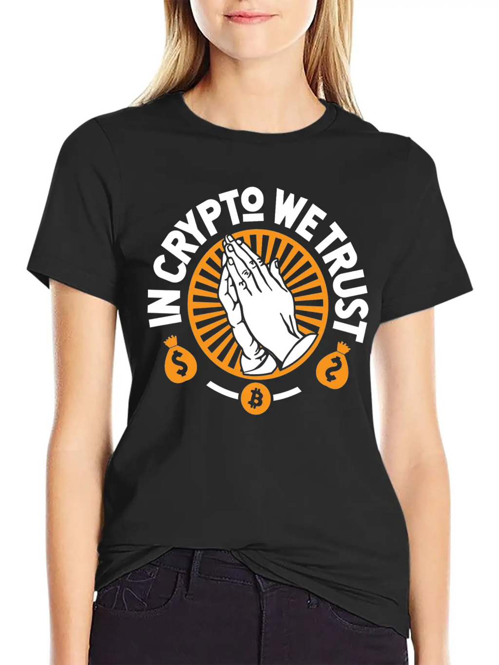 In Crypto We Trust Classic Fit Graphic Tee For Daily Comfort – Unisex Cotton Shirt