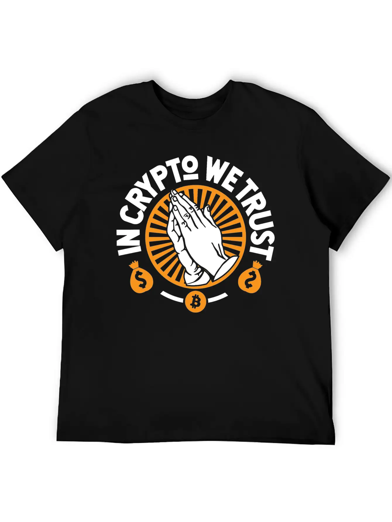 In Crypto We Trust Classic Fit Graphic Tee For Daily Comfort – Unisex Cotton Shirt