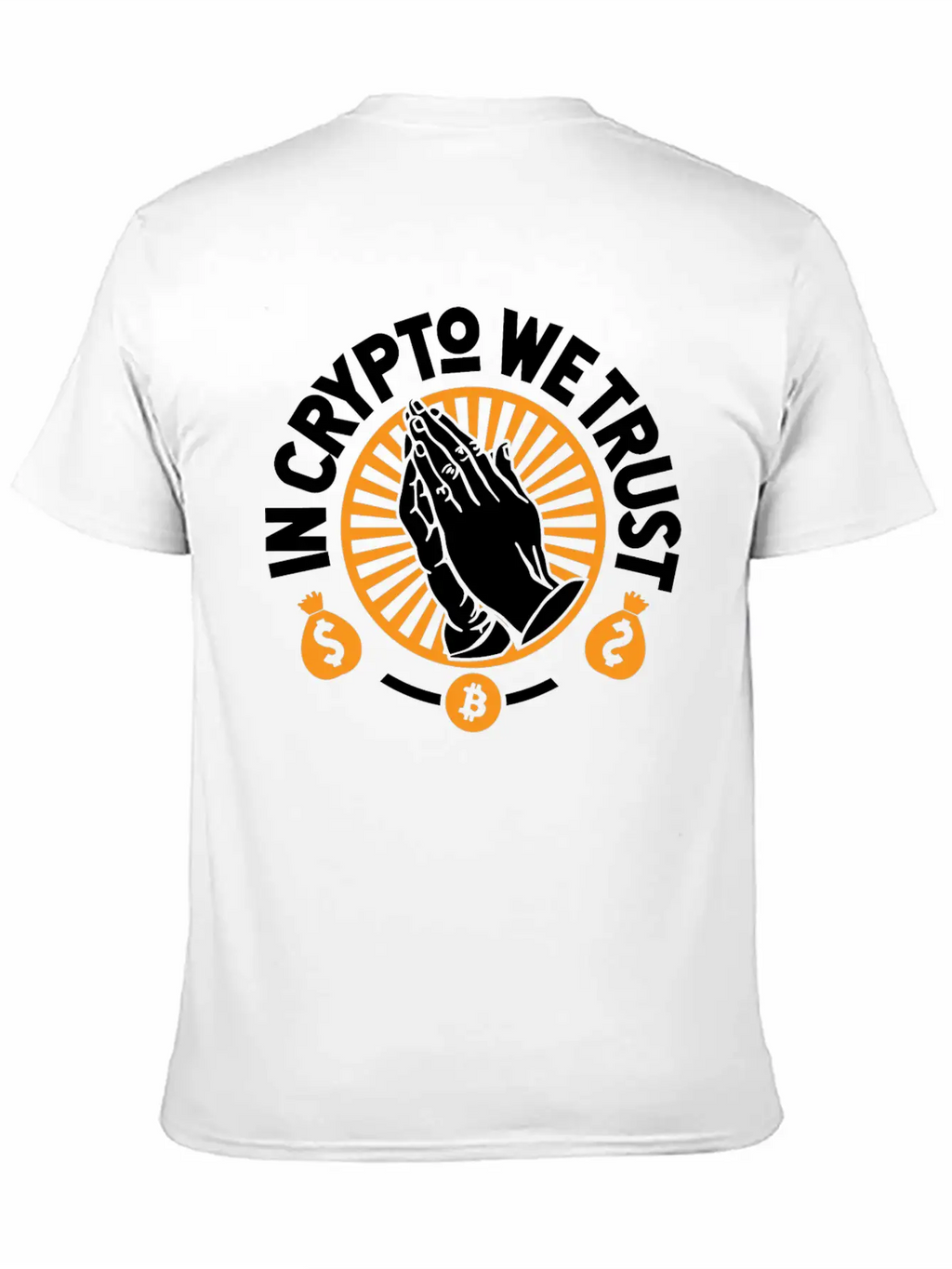 In Crypto We Trust Classic Fit Graphic Tee For Daily Comfort – Unisex Cotton Shirt