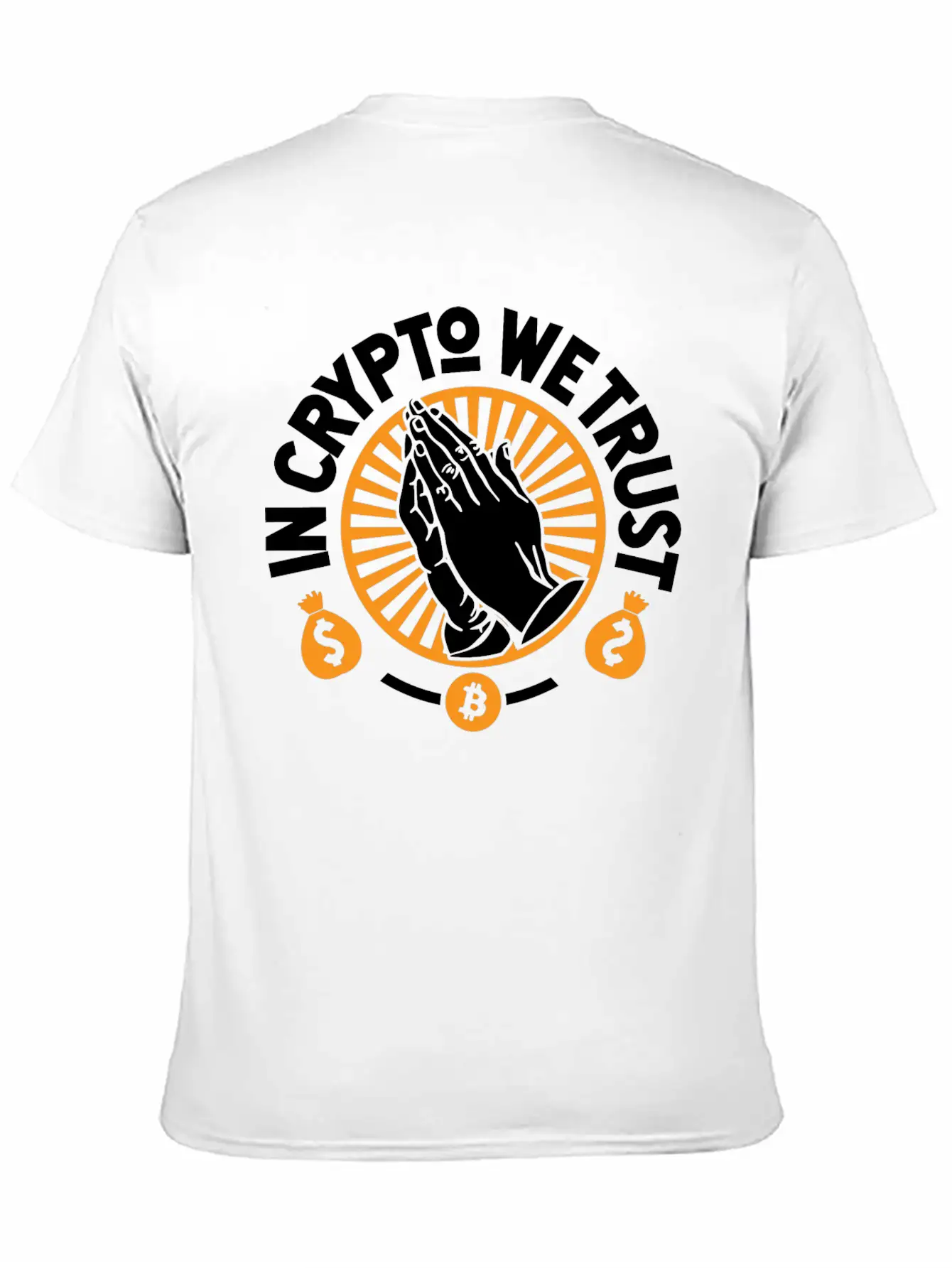 In Crypto We Trust Classic Fit Graphic Tee For Daily Comfort – Unisex Cotton Shirt