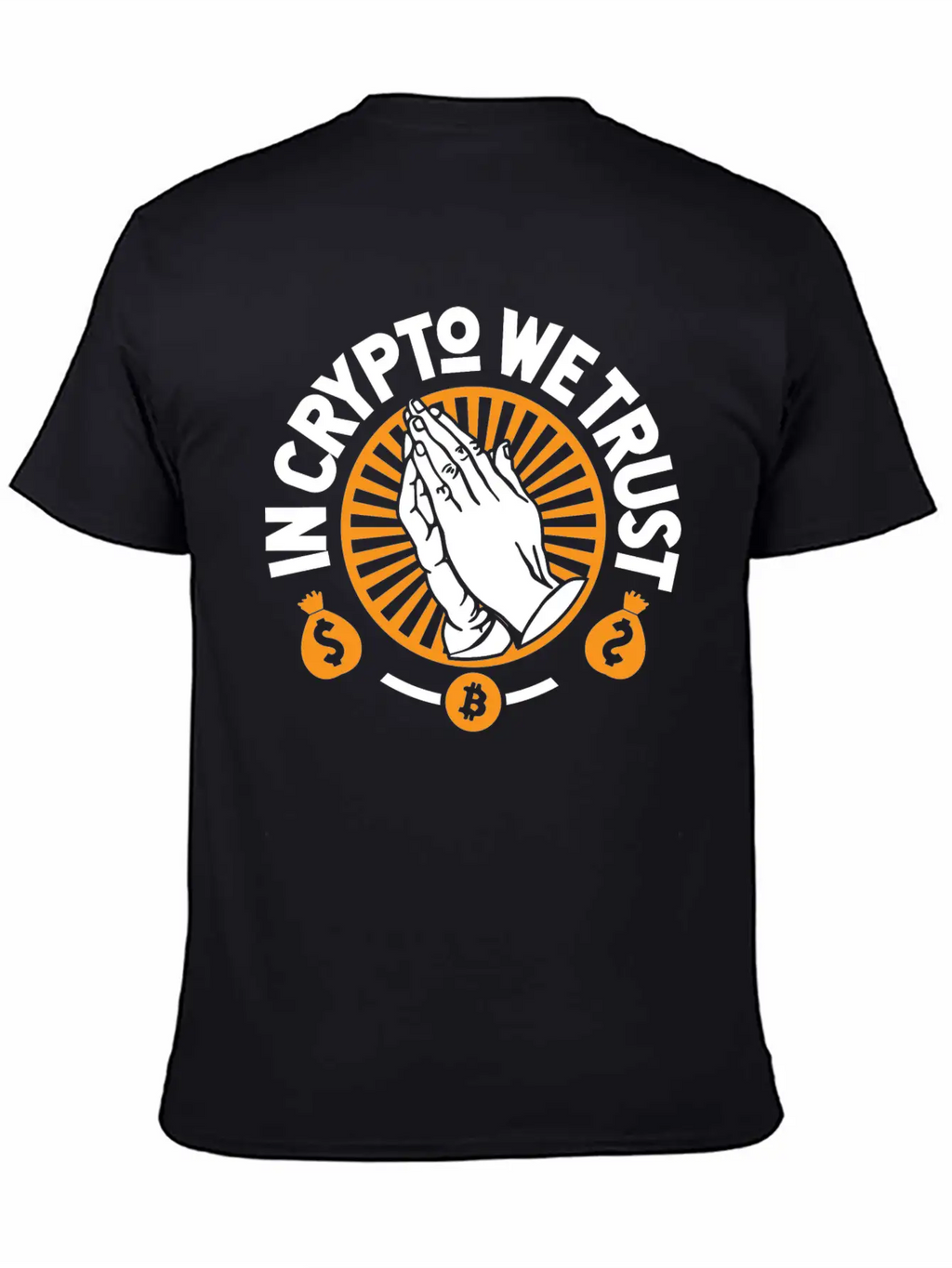In Crypto We Trust Classic Fit Graphic Tee For Daily Comfort – Unisex Cotton Shirt