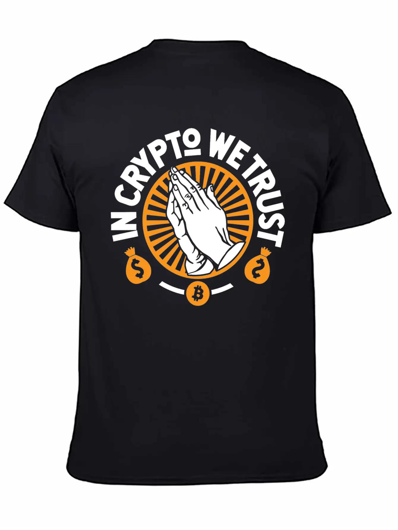 In Crypto We Trust Classic Fit Graphic Tee For Daily Comfort – Unisex Cotton Shirt