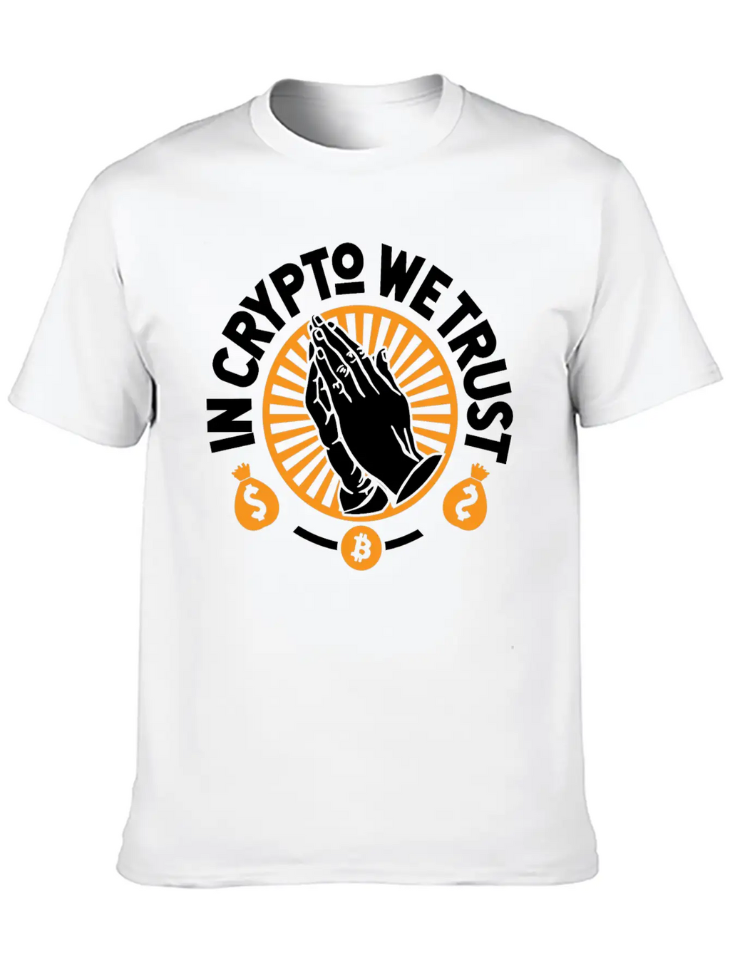 In Crypto We Trust Classic Fit Graphic Tee For Daily Comfort – Unisex Cotton Shirt