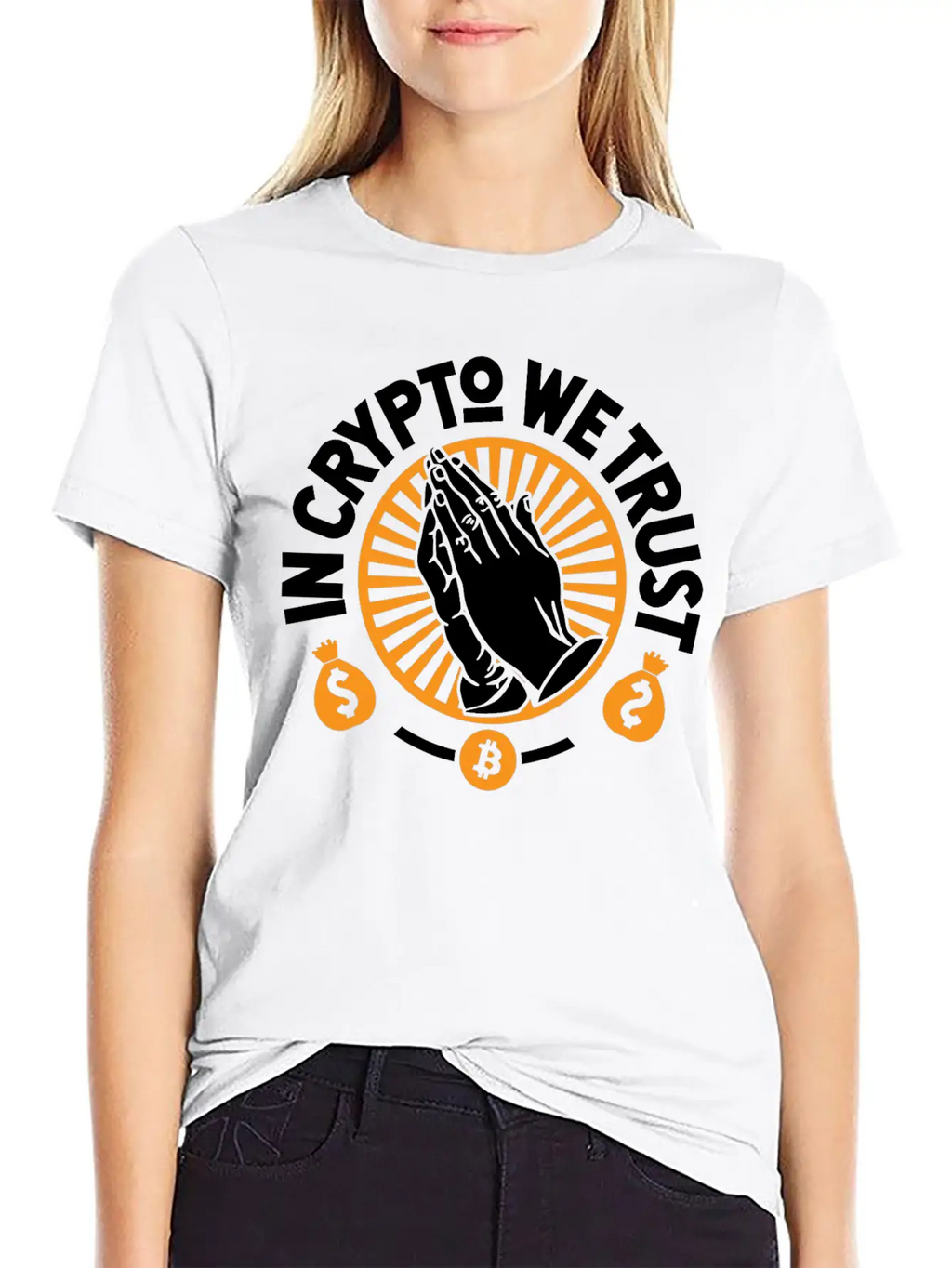In Crypto We Trust Classic Fit Graphic Tee For Daily Comfort – Unisex Cotton Shirt