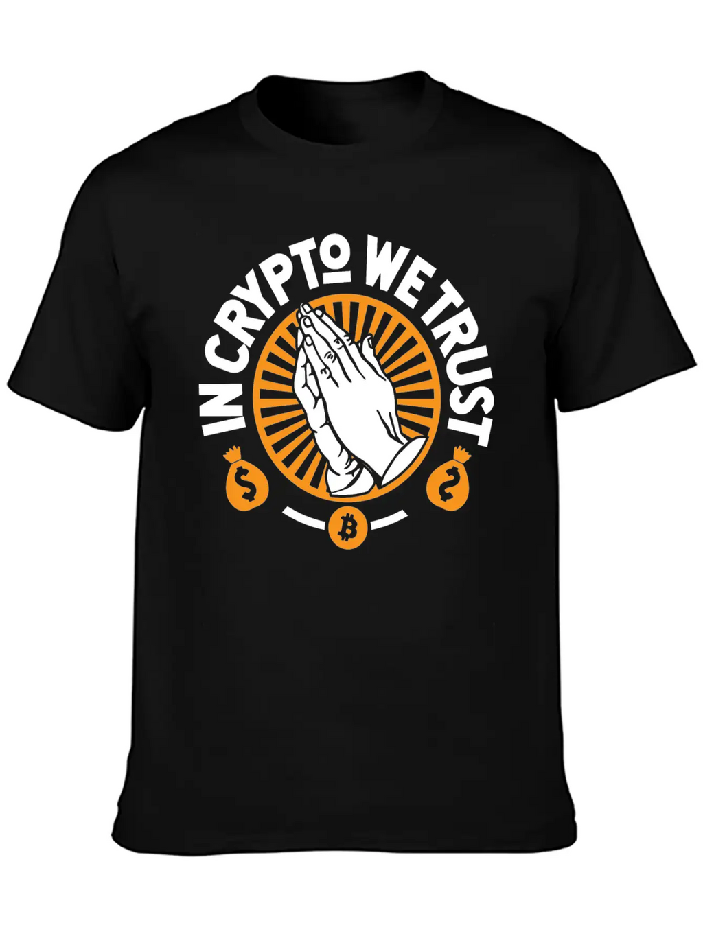 In Crypto We Trust Classic Fit Graphic Tee For Daily Comfort – Unisex Cotton Shirt