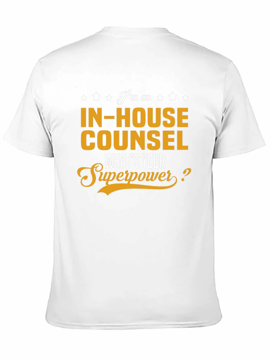In-House Counsel Essential Cotton Tee For Daily Outfits – Unisex Style