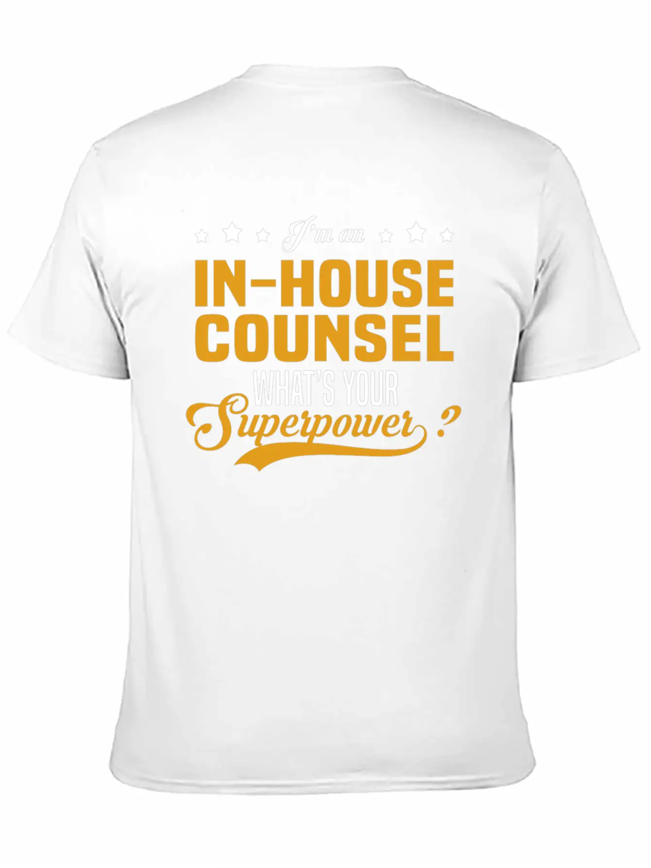 In-House Counsel Essential Cotton Tee For Daily Outfits – Unisex Style