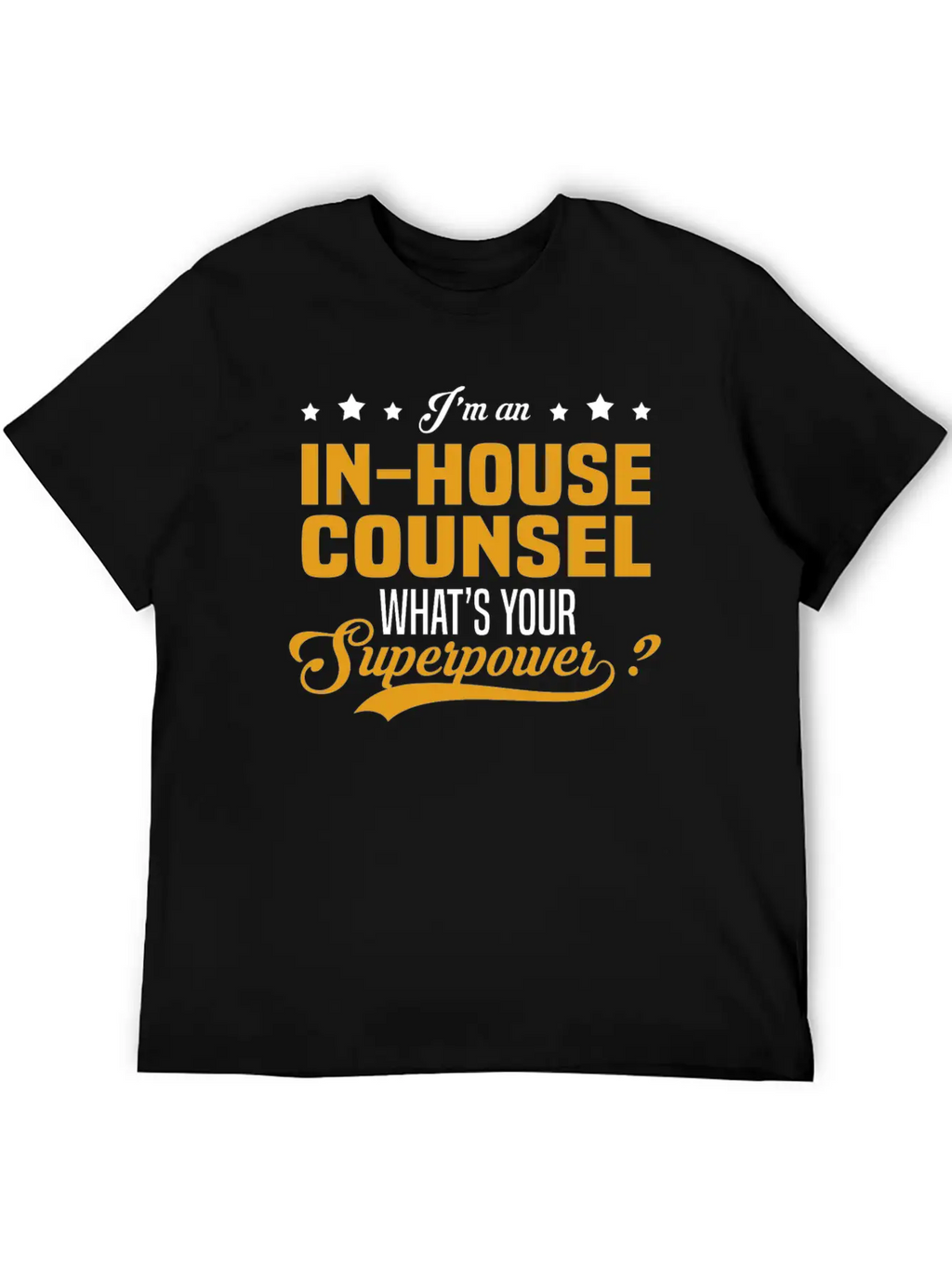 In-House Counsel Essential Cotton Tee For Daily Outfits – Unisex Style