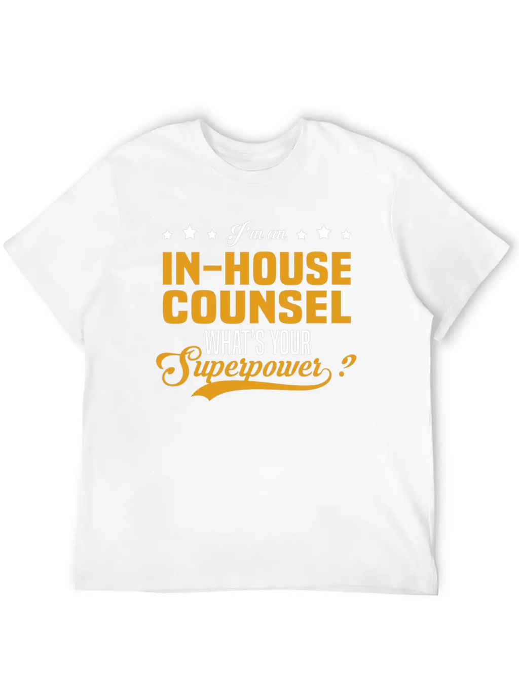 In-House Counsel Essential Cotton Tee For Daily Outfits – Unisex Style