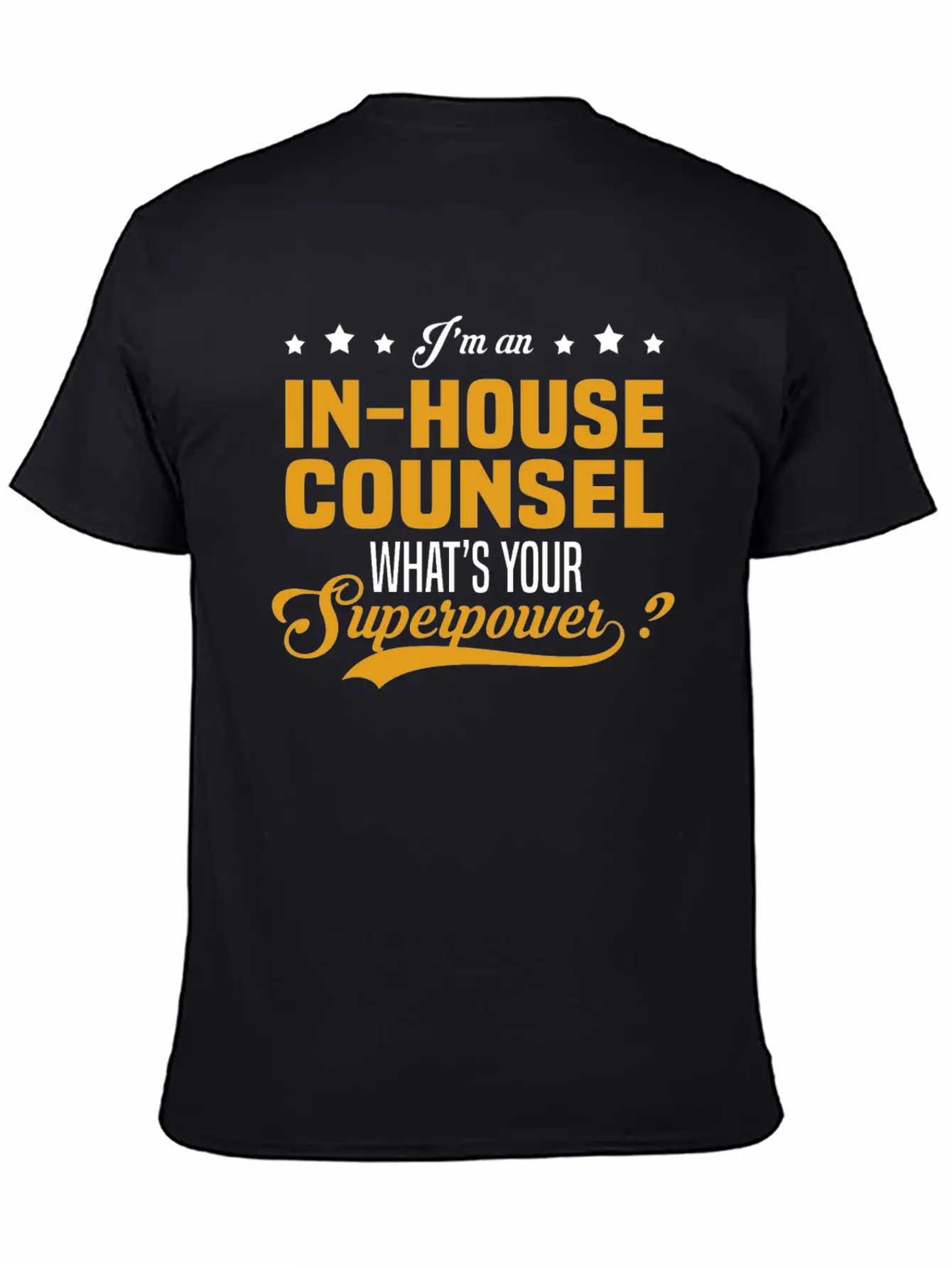 In-House Counsel Essential Cotton Tee For Daily Outfits – Unisex Style