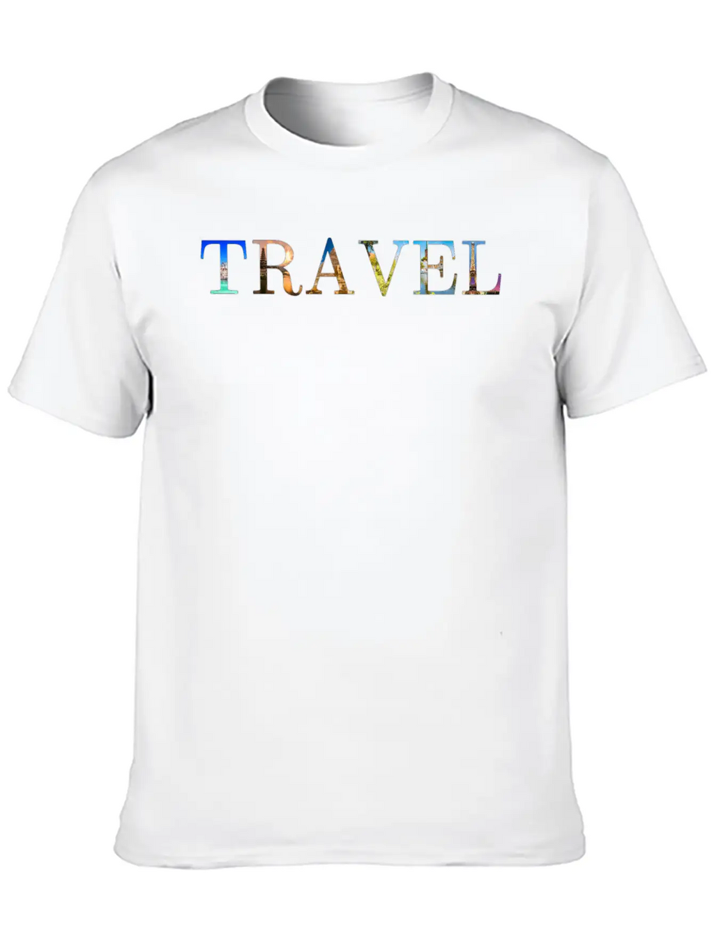 In Love With Travel, All Around The World Unisex Casual T-Shirt – Clean Design For Daily Comfort