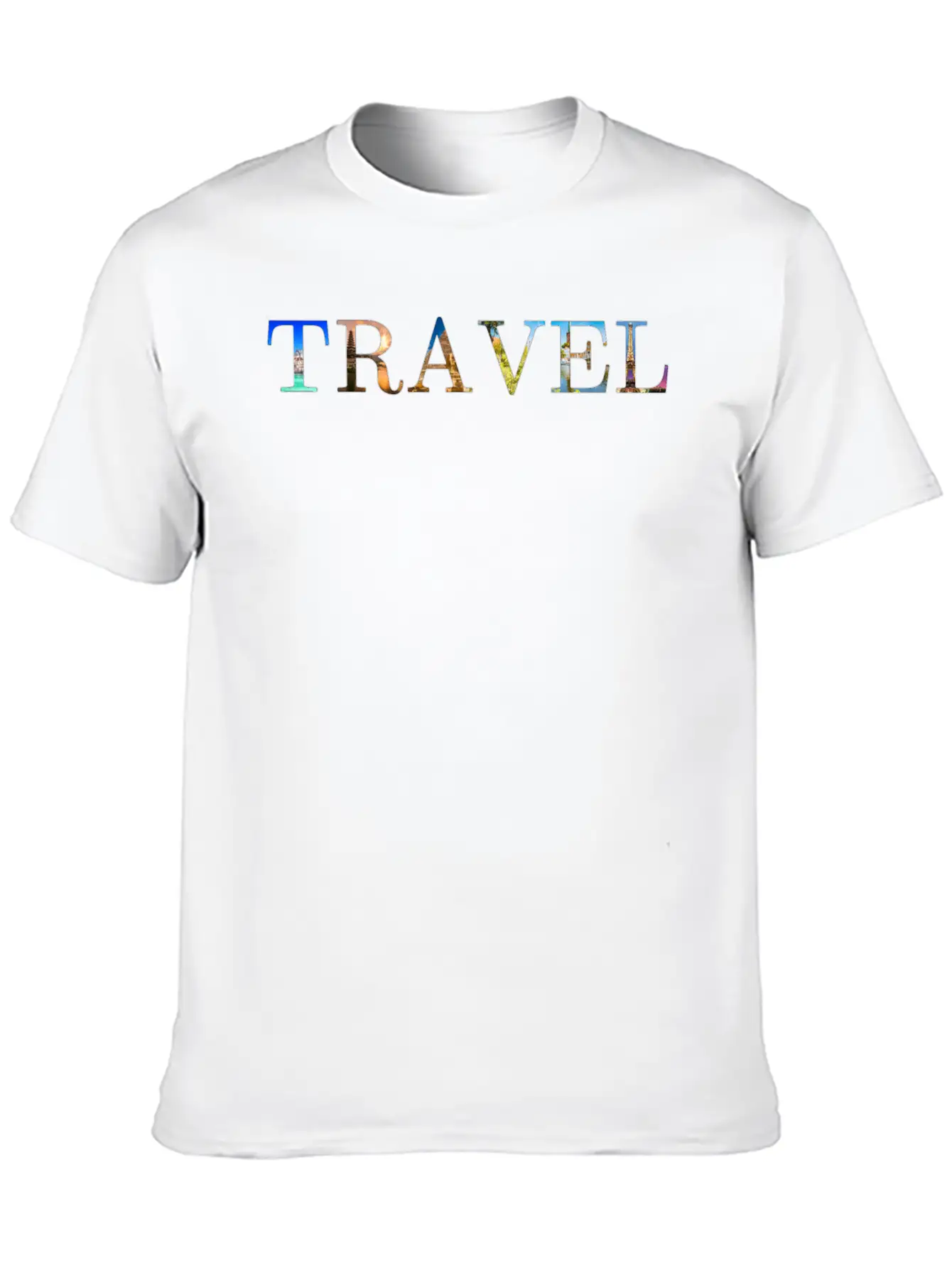 In Love With Travel, All Around The World Unisex Casual T-Shirt – Clean Design For Daily Comfort