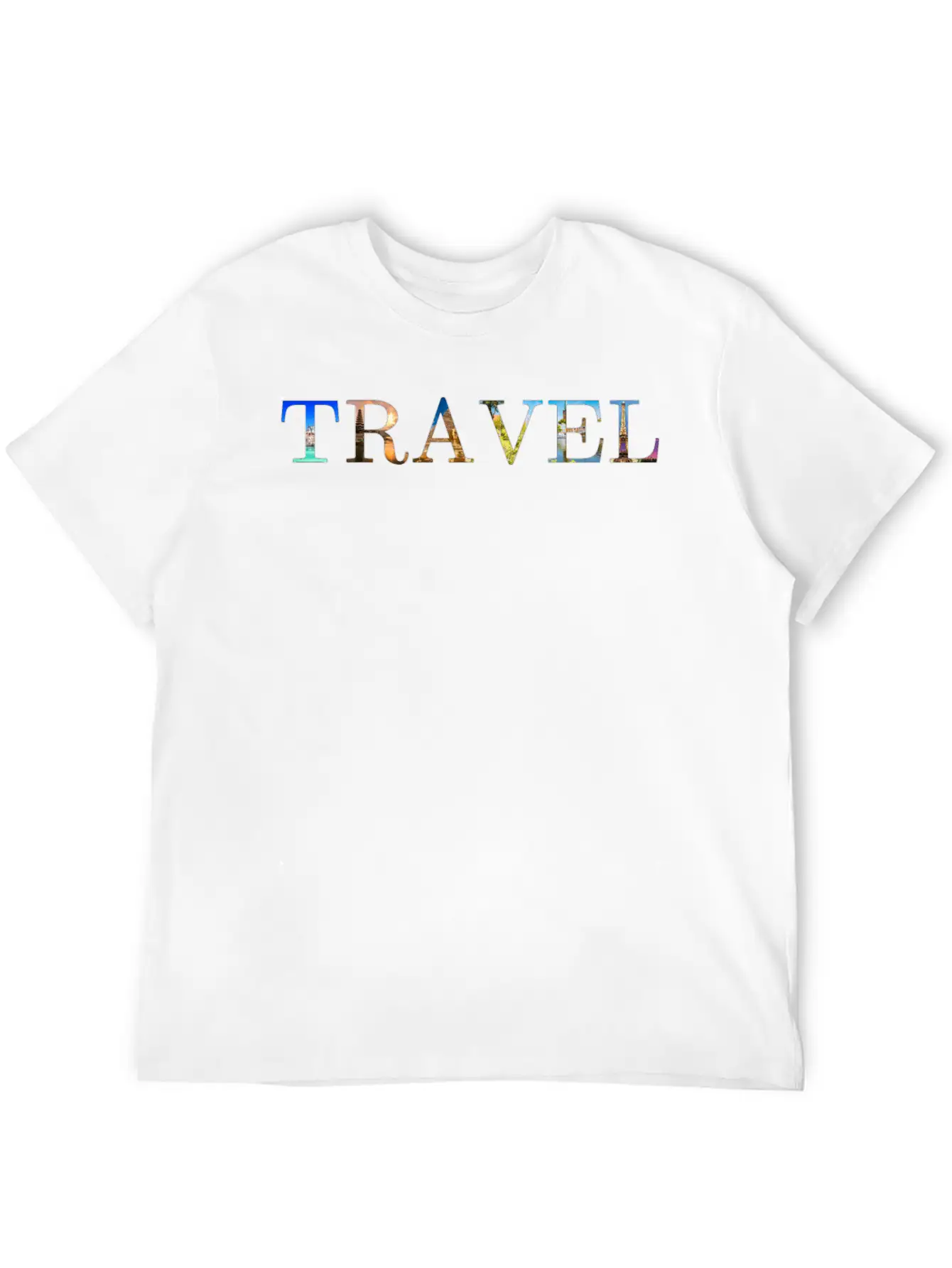 In Love With Travel, All Around The World Unisex Casual T-Shirt – Clean Design For Daily Comfort